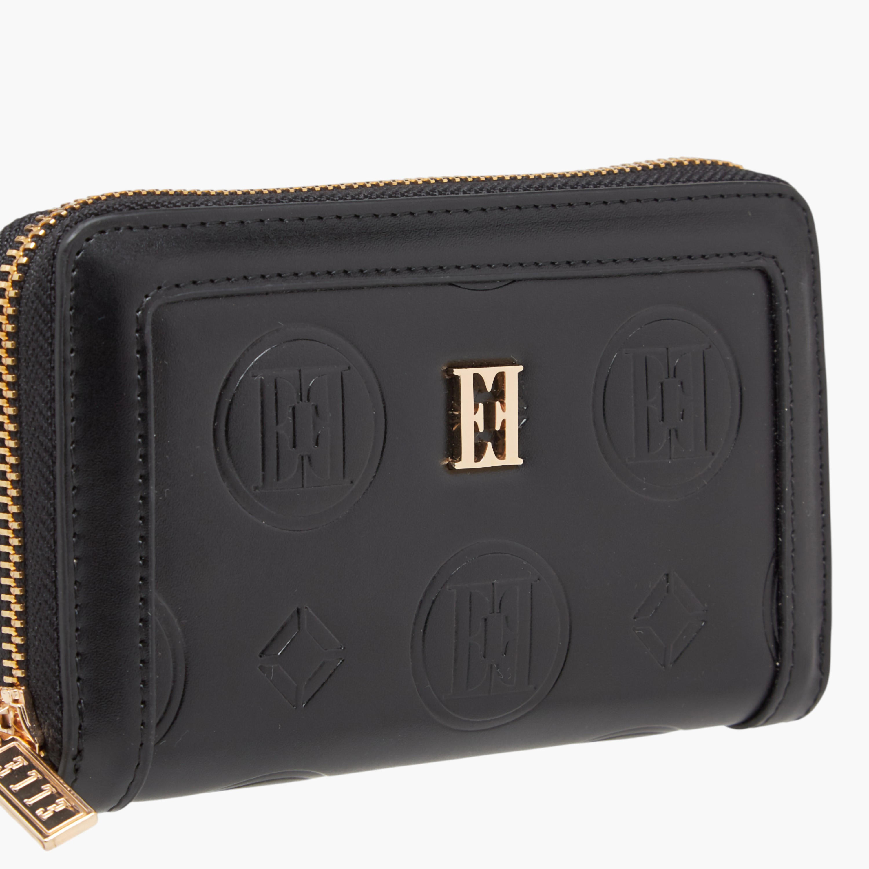 Elle Monogram Embossed Zip Around Wallet-women-bagsandwallets-wallets-image-3