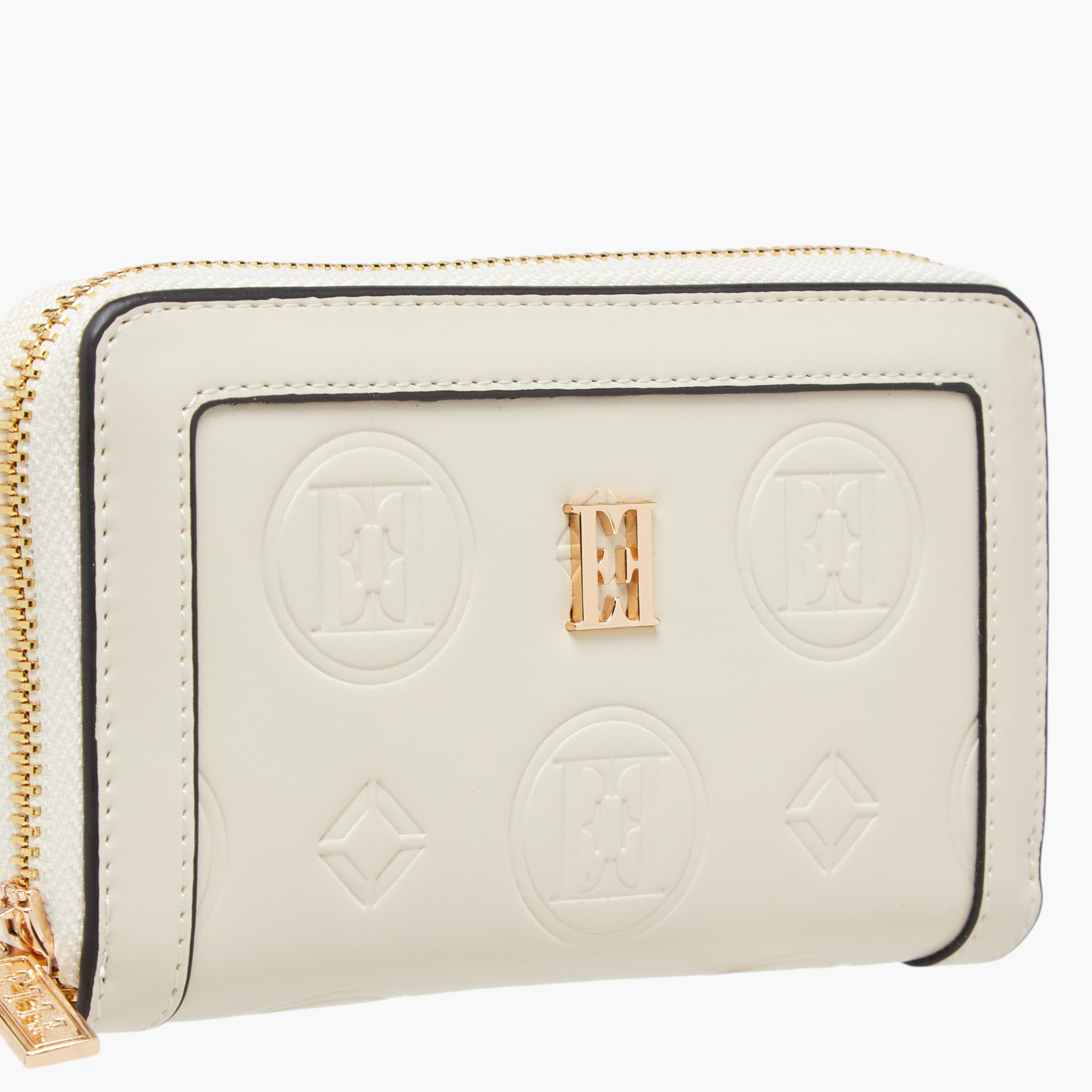 Elle Monogram Embossed Zip Around Wallet-women-bagsandwallets-wallets-image-3