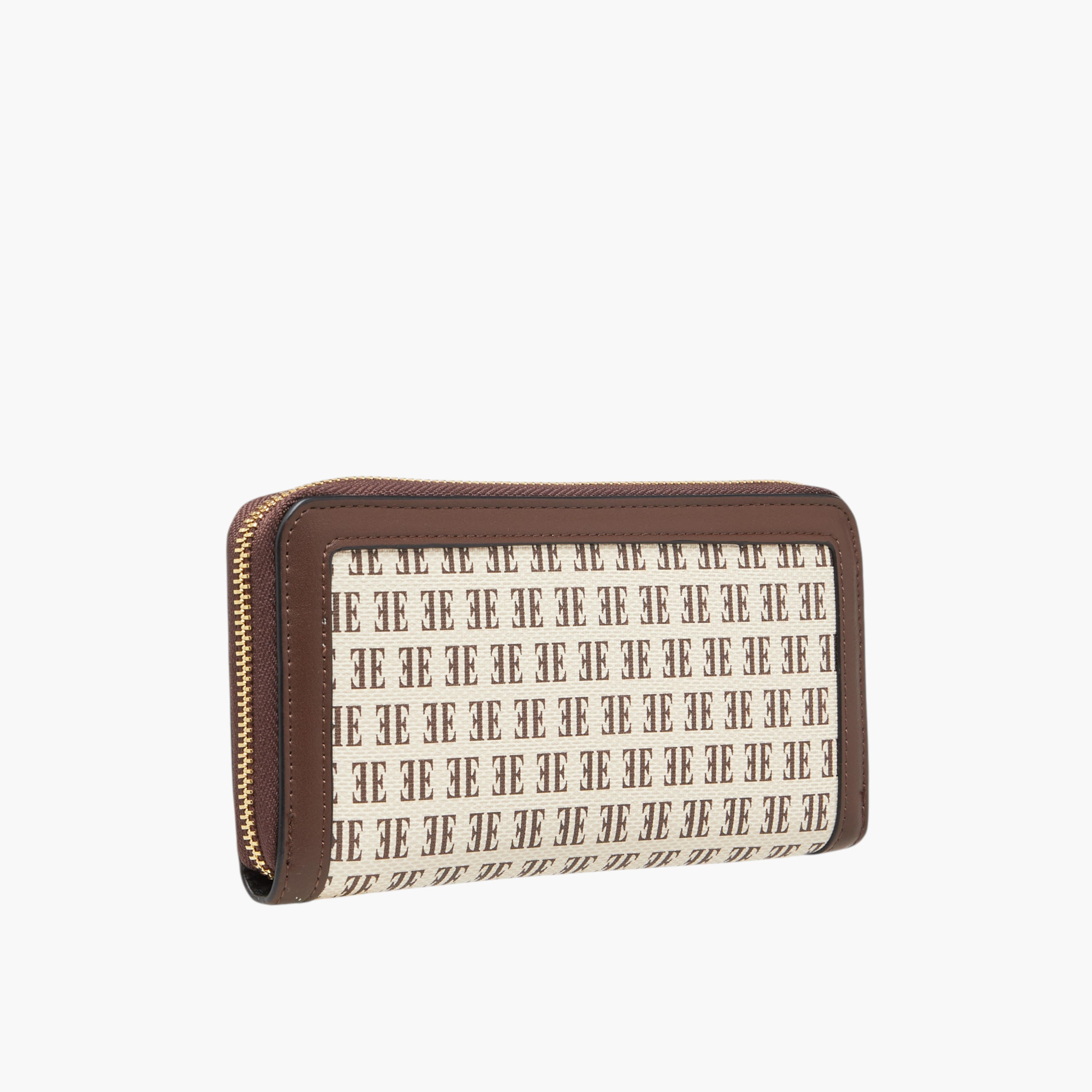 Elle Monogram Print Zip Around Wallet-women-bagsandwallets-wallets-image-2
