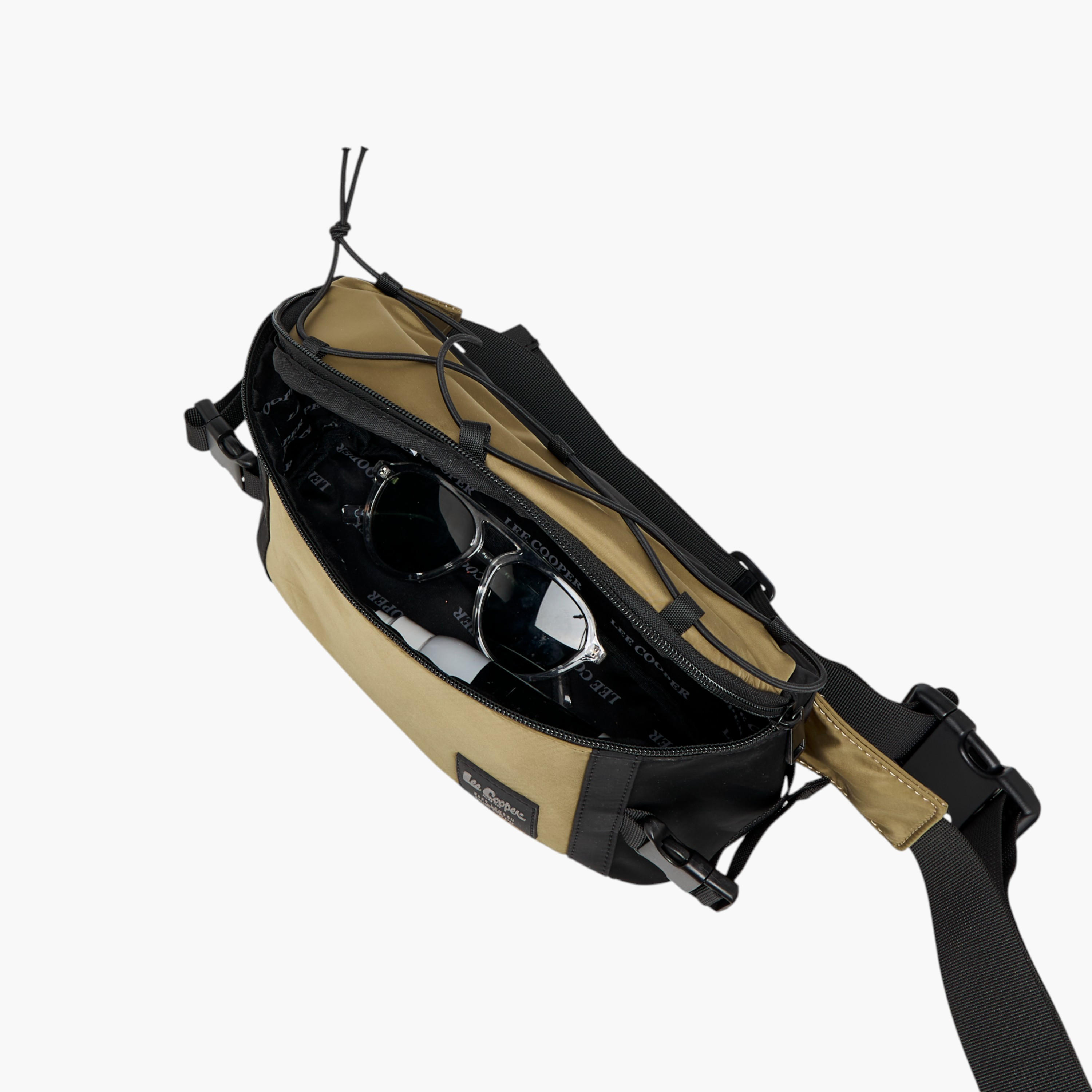 Lee Cooper Men's Solid Polyester Waist Bag-men-bags-image-7