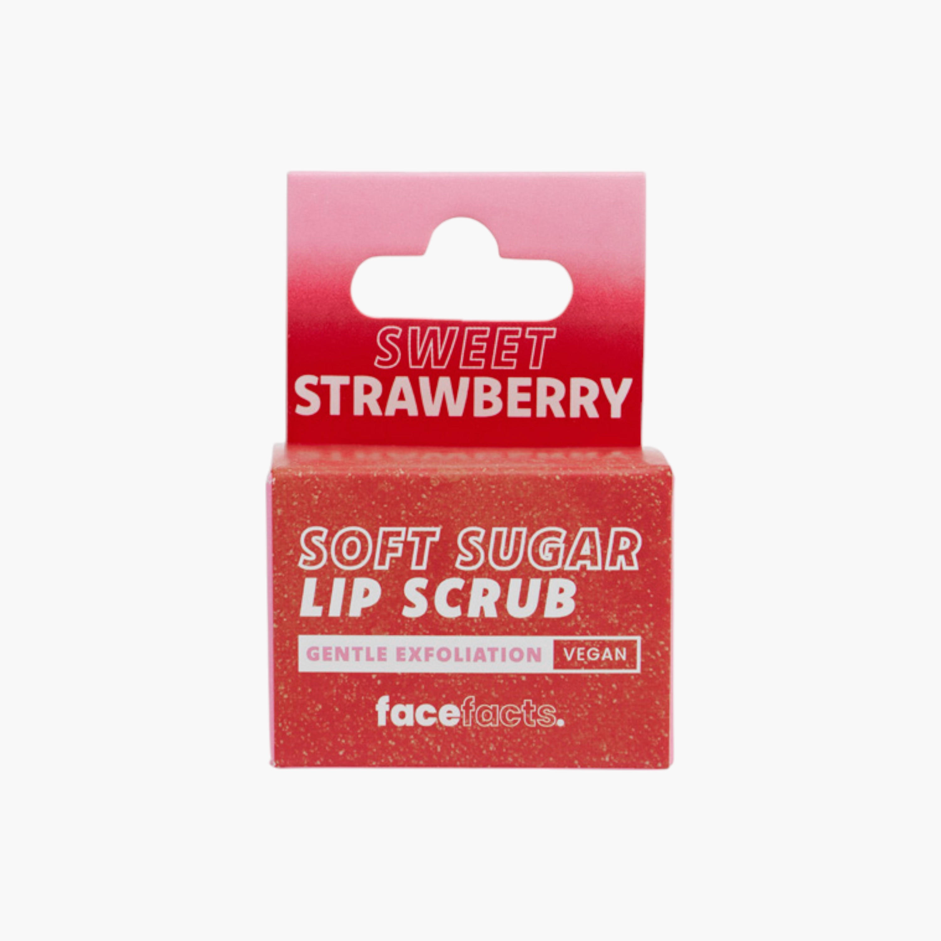 Face facts Sweet Strawberry Sugar Lip Scrub - 10 gms-beautyandpersonalcare-skin-lipcare-image-1