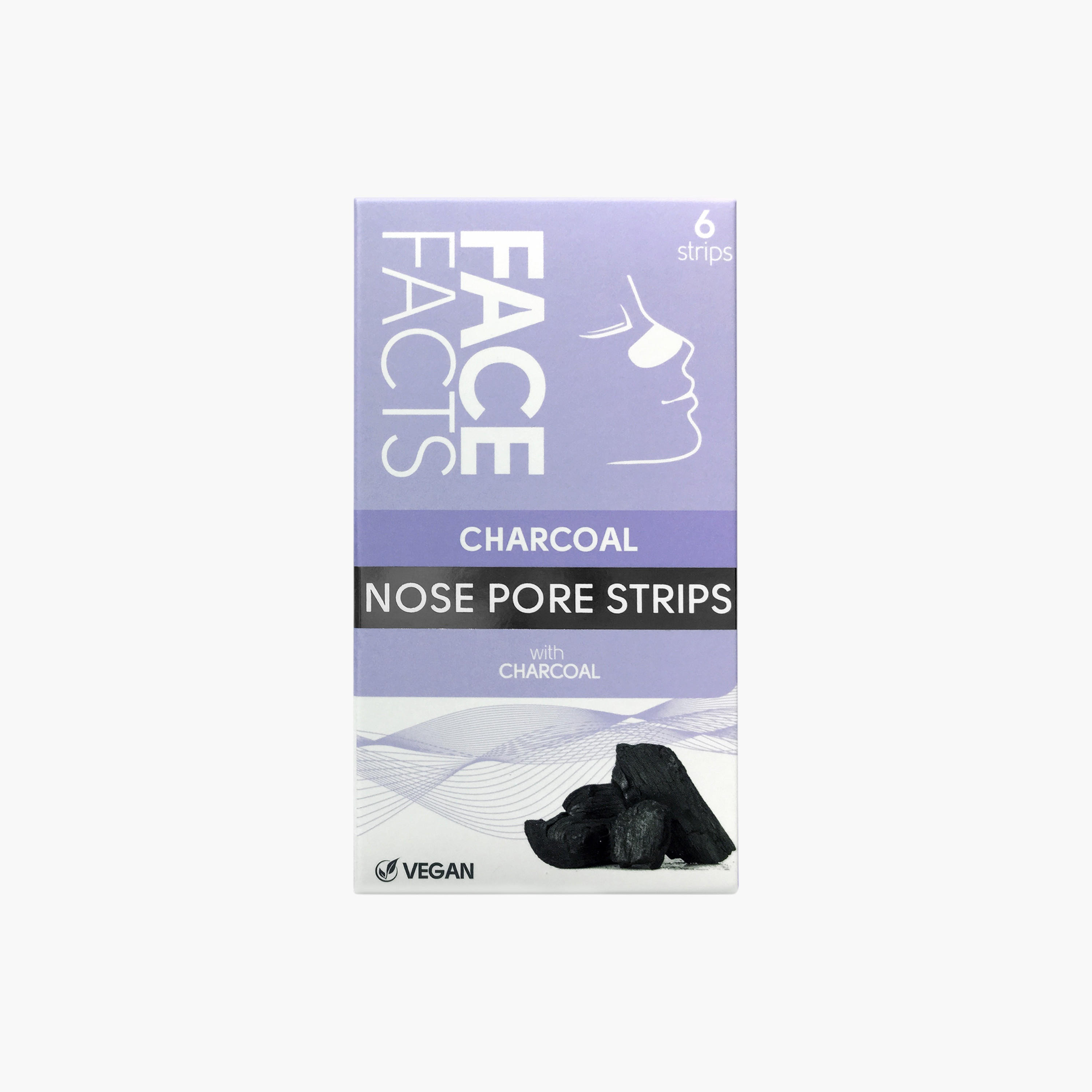 Face facts 6-Piece Charcoal Nose Pore Strips-beautyandpersonalcare-skin-treatmentsandserums-image-1