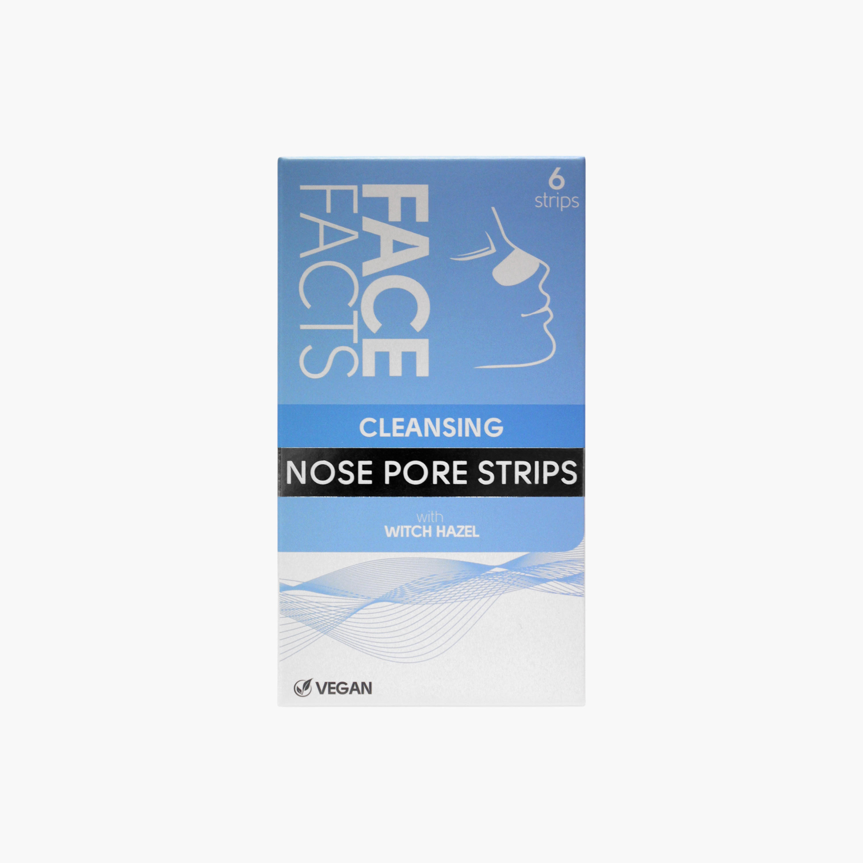 Face facts 6-Piece Cleansing Nose Pore Strips-beautyandpersonalcare-skin-treatmentsandserums-image-1