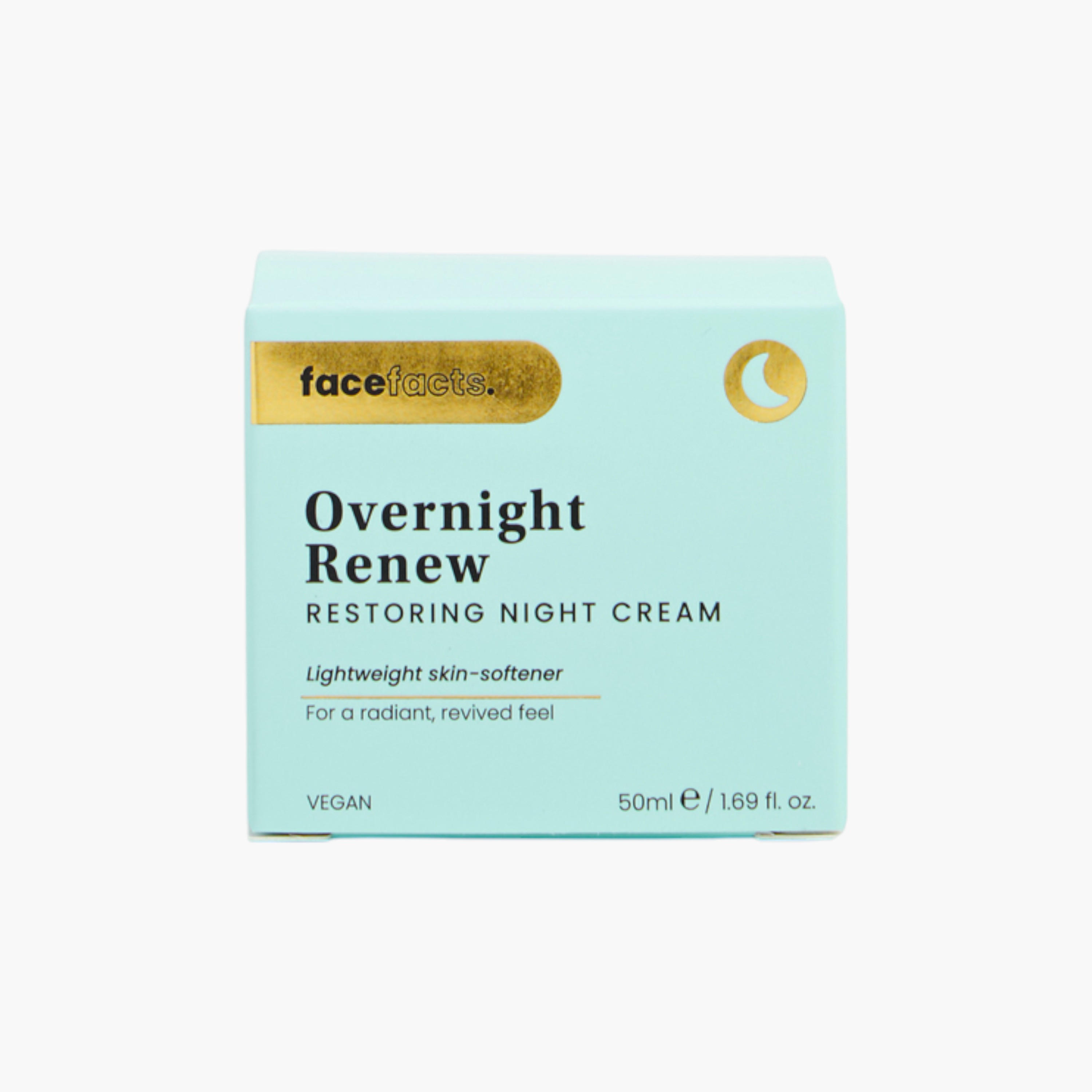 Face facts Overnight Renew Restoring Night Cream - 50 ml-beautyandpersonalcare-skin-moisturisers-facemoisturisers-image-1
