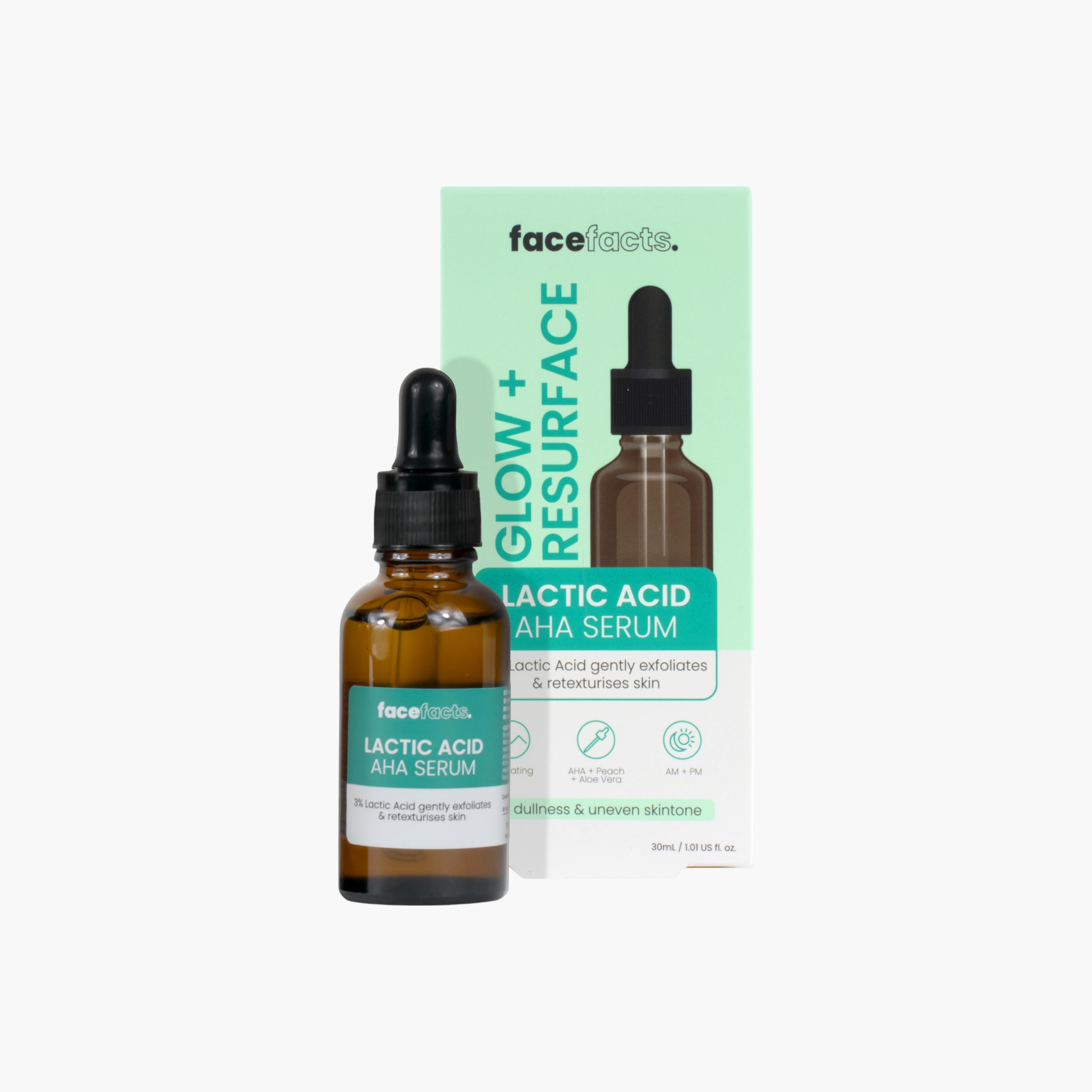 Face facts Lactic Acid AHA Facial Serum - 30 ml-beautyandpersonalcare-skin-treatmentsandserums-image-1
