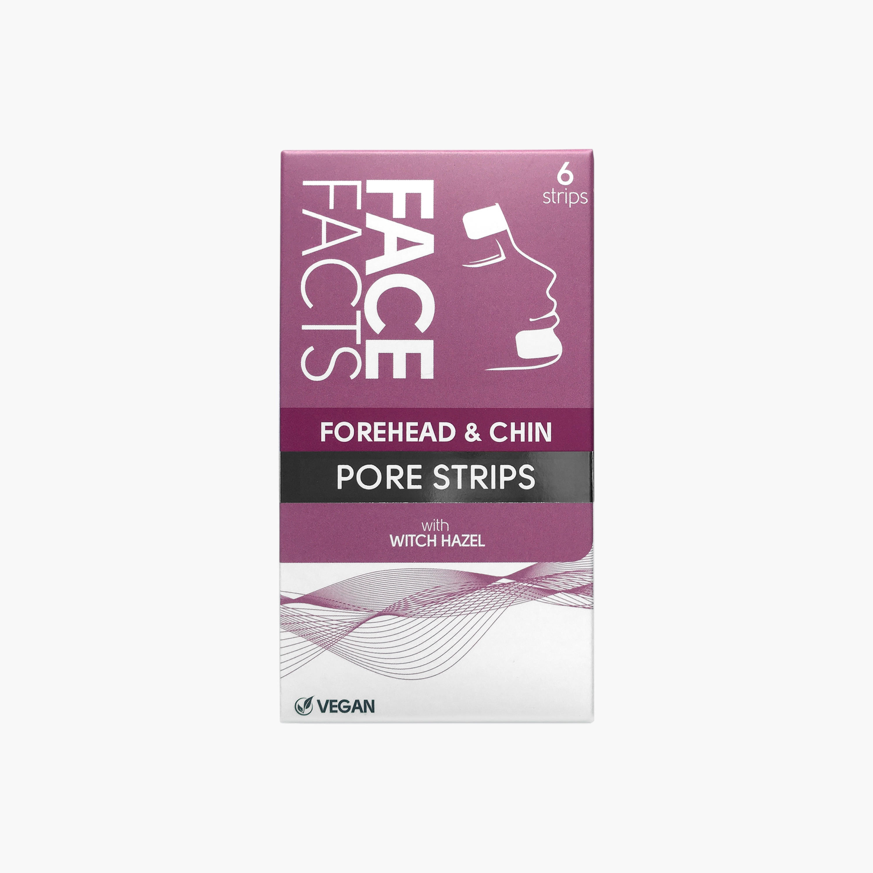 Face facts 6-Piece Forehead and Chin Pore Strips-beautyandpersonalcare-skin-masks-masksandpeels-image-1