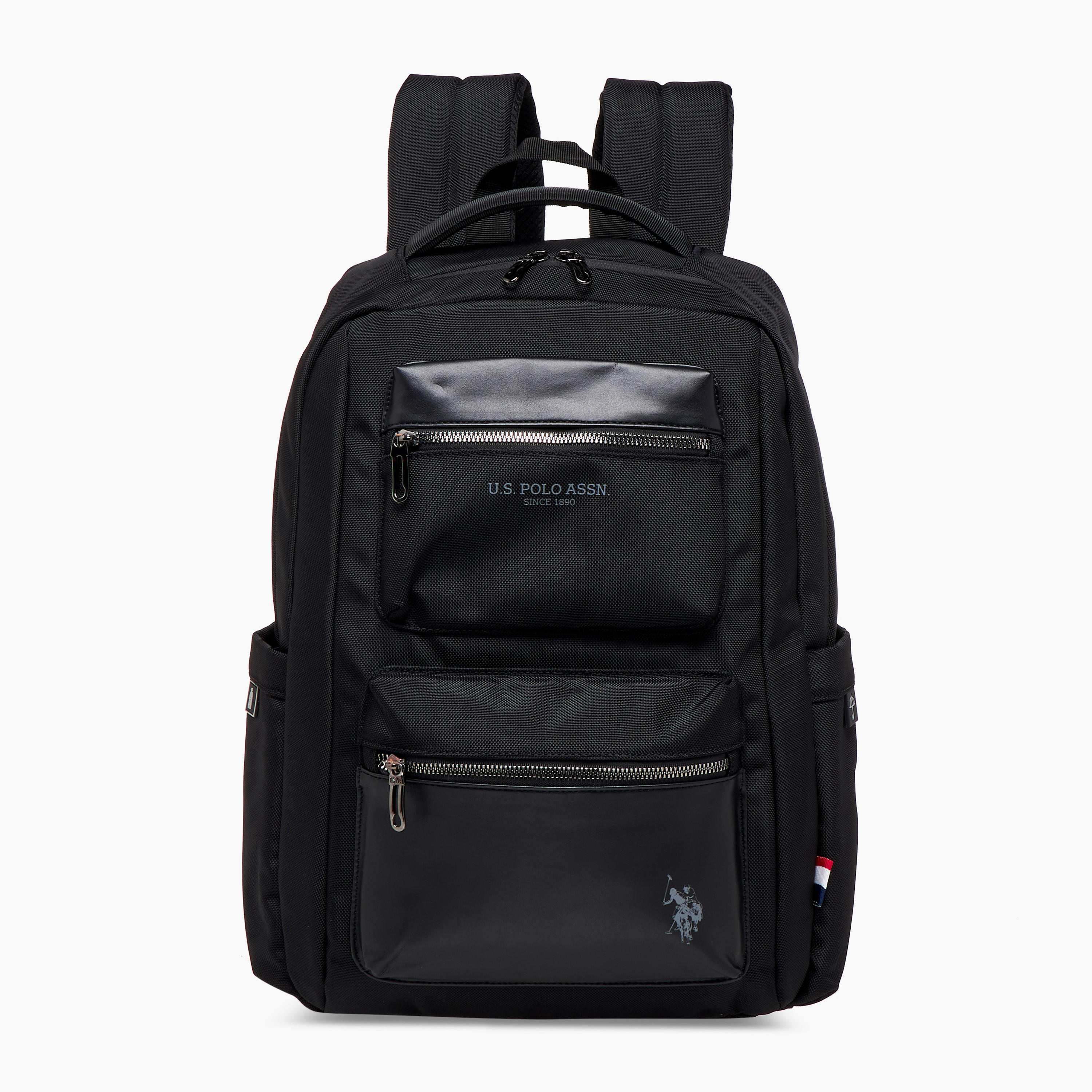 US POLO ASSN. Textured Backpack with Adjustable Straps and Zip Closure - 71x47x41 cms-school-bagsandbackpacks-backpacks-image-1