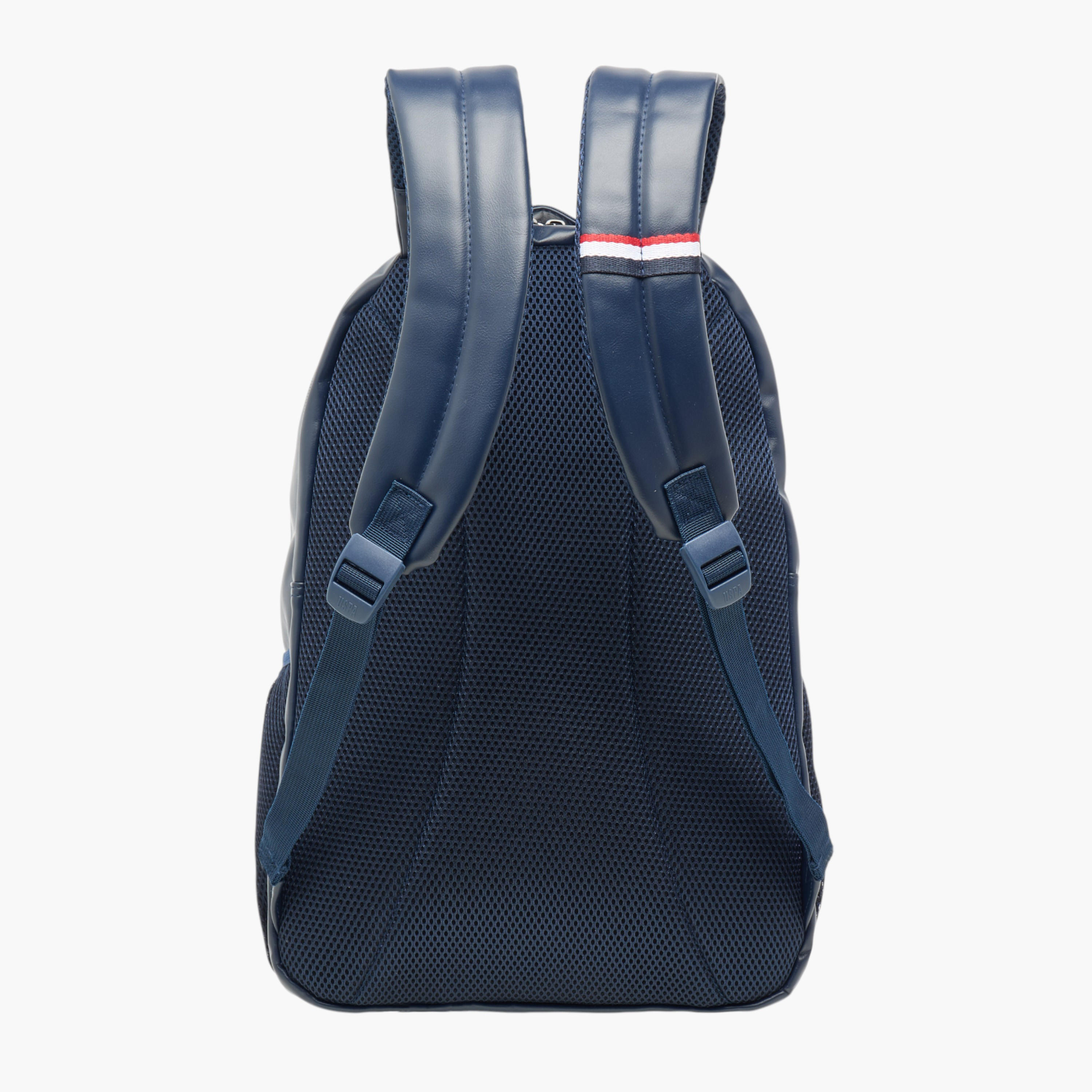 US POLO ASSN. Embossed Backpack with Padded Straps - 71x47x41 cms-women-bagsandwallets-backpacks-image-4