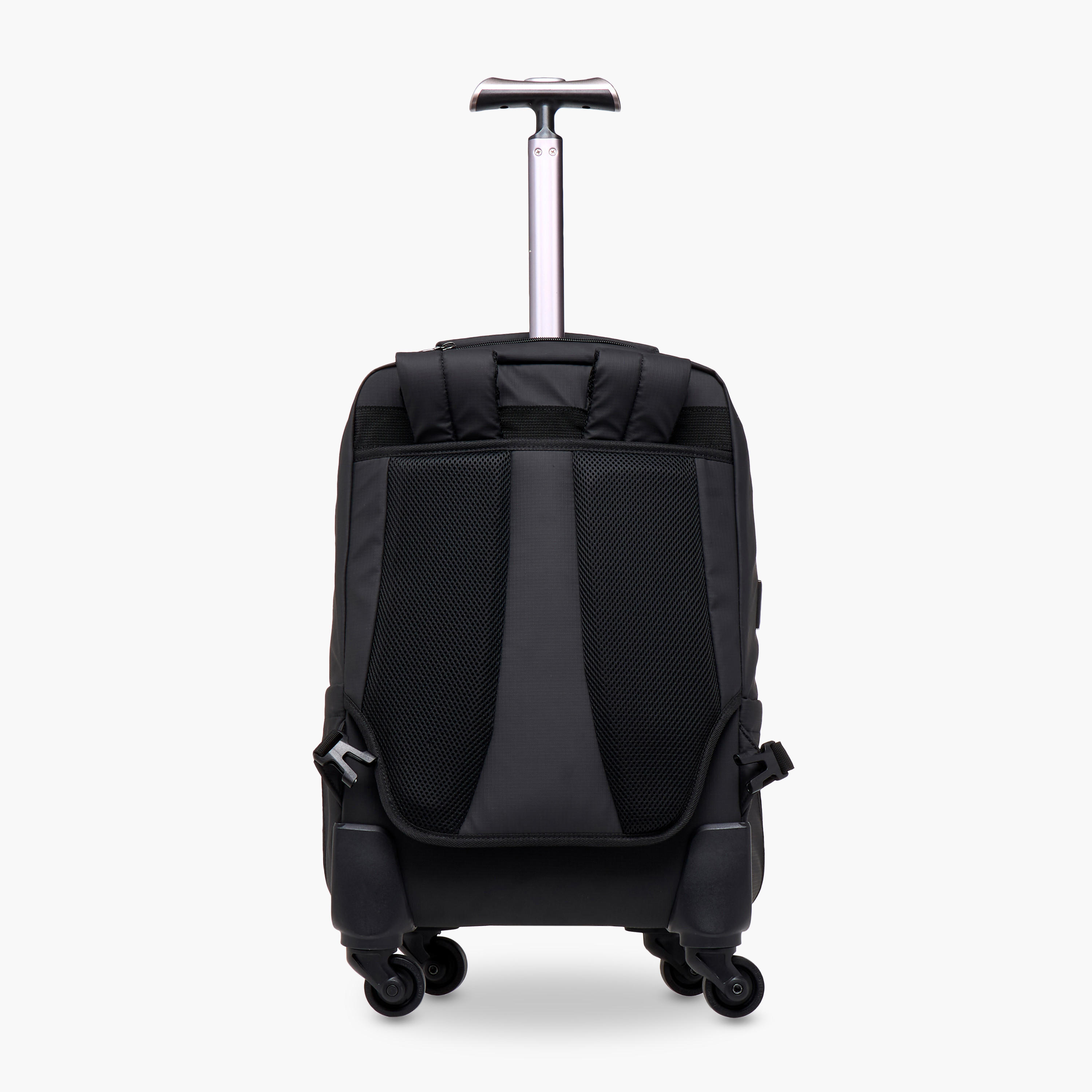 US POLO ASSN. Logo Detail 19-inch Trolley Backpack with Retractable Handle - 60x35x32 cms-school-bagsandbackpacks-trolleybags-image-6
