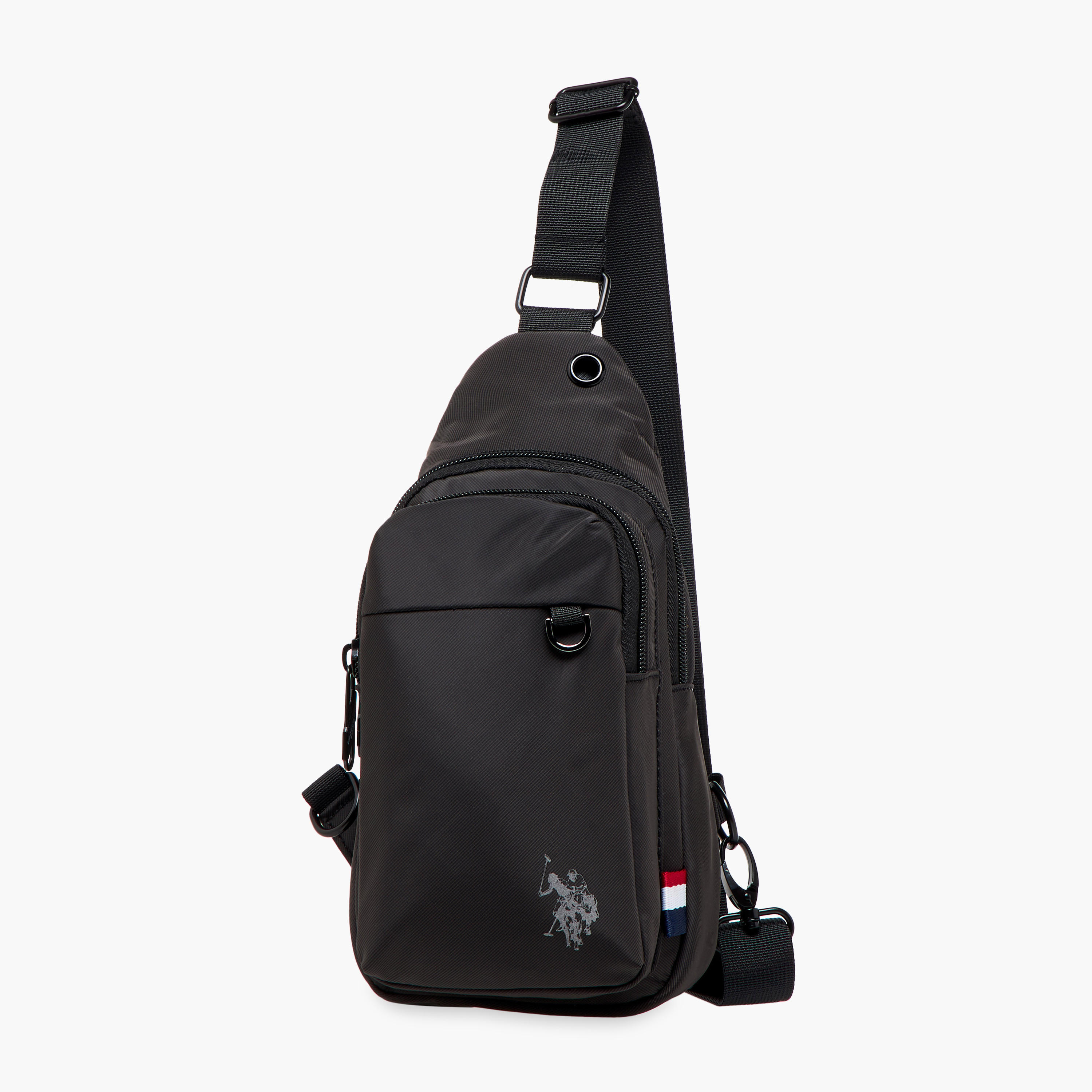 US POLO ASSN. Solid Sling Backpack with Adjustable Strap and Zip Closure - 62x43x28 cms-women-bagsandwallets-handbags-image-1