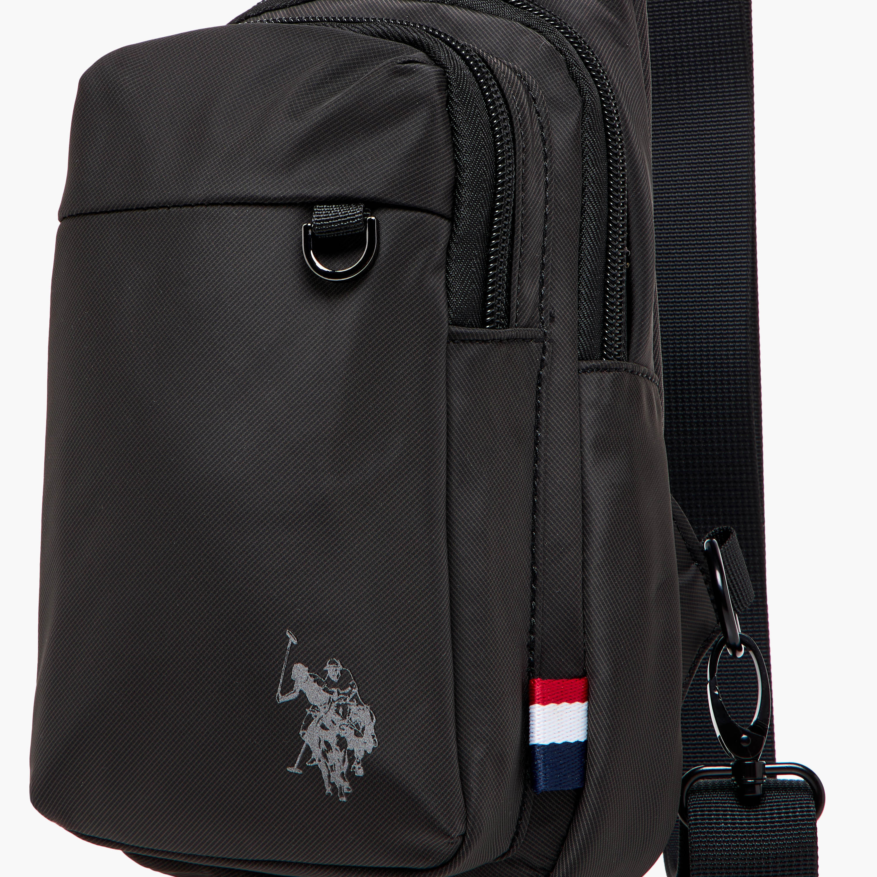 US POLO ASSN. Solid Sling Backpack with Adjustable Strap and Zip Closure - 62x43x28 cms-women-bagsandwallets-handbags-image-5