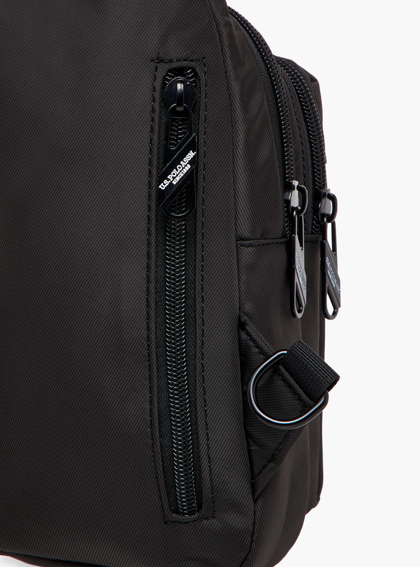 US POLO ASSN. Solid Sling Backpack with Adjustable Strap and Zip Closure - 62x43x28 cms-women-bagsandwallets-handbags-image-6