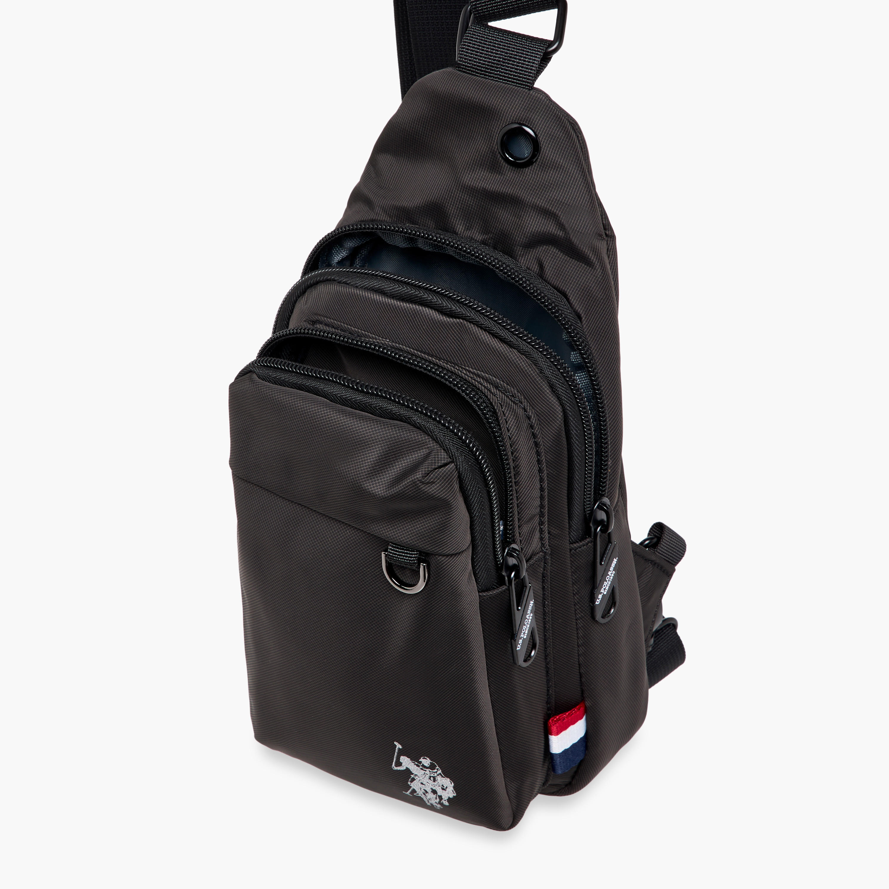 US POLO ASSN. Solid Sling Backpack with Adjustable Strap and Zip Closure - 62x43x28 cms-women-bagsandwallets-handbags-image-8
