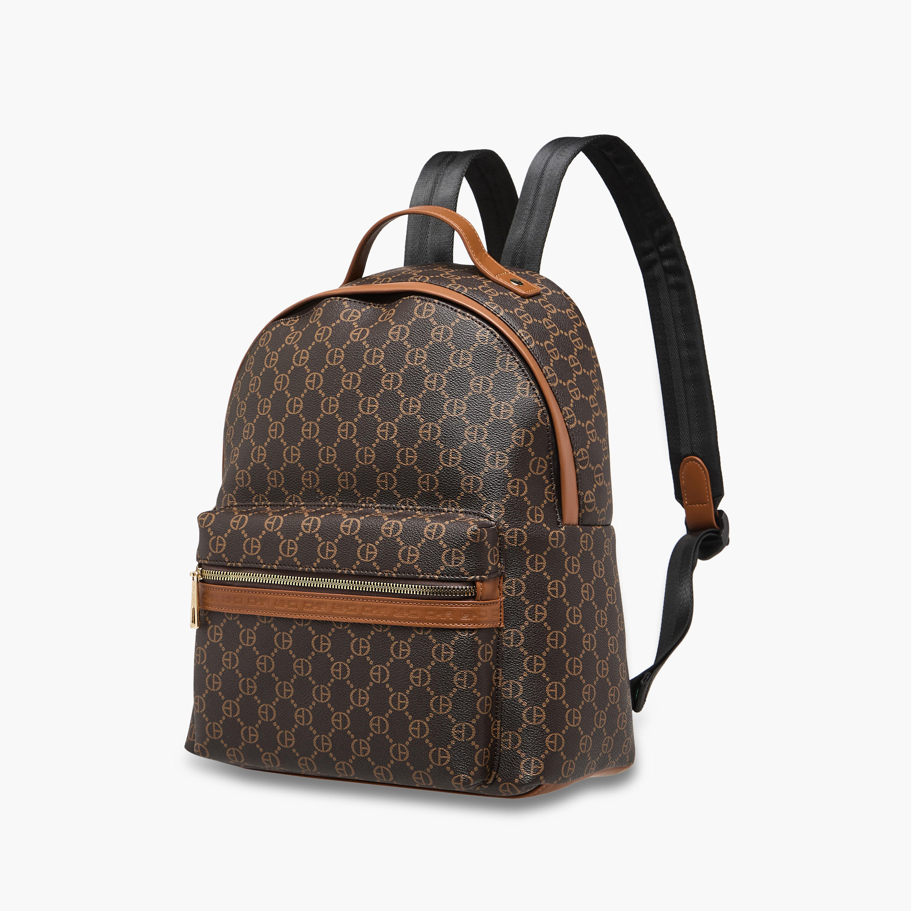Chrisbella Printed Backpack with Adjustable Shoulder Straps and Zip Closure - 30x19x36 cms-women-bagsandwallets-backpacks-image-3