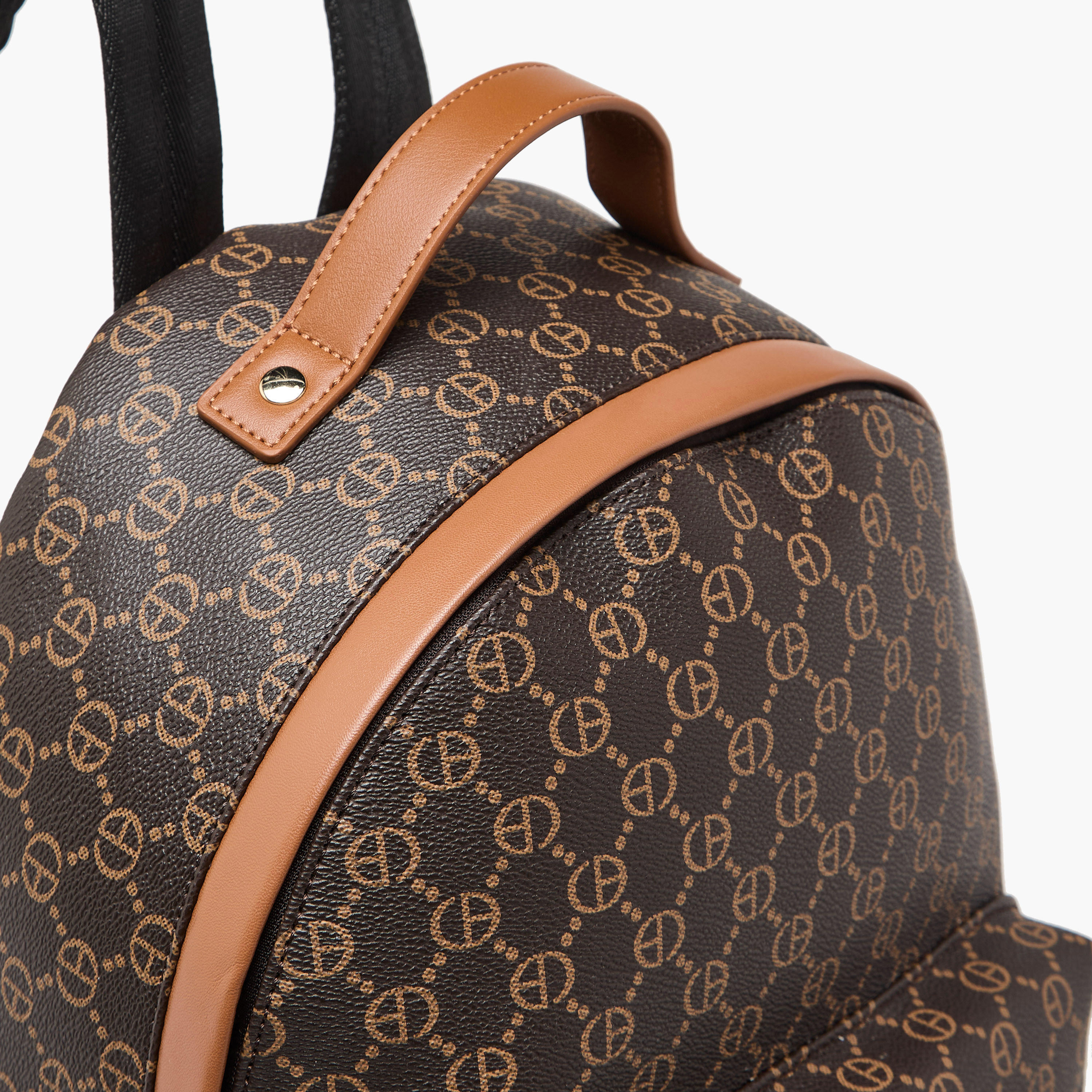 Chrisbella Printed Backpack with Adjustable Shoulder Straps and Zip Closure - 30x19x36 cms-women-bagsandwallets-backpacks-image-6