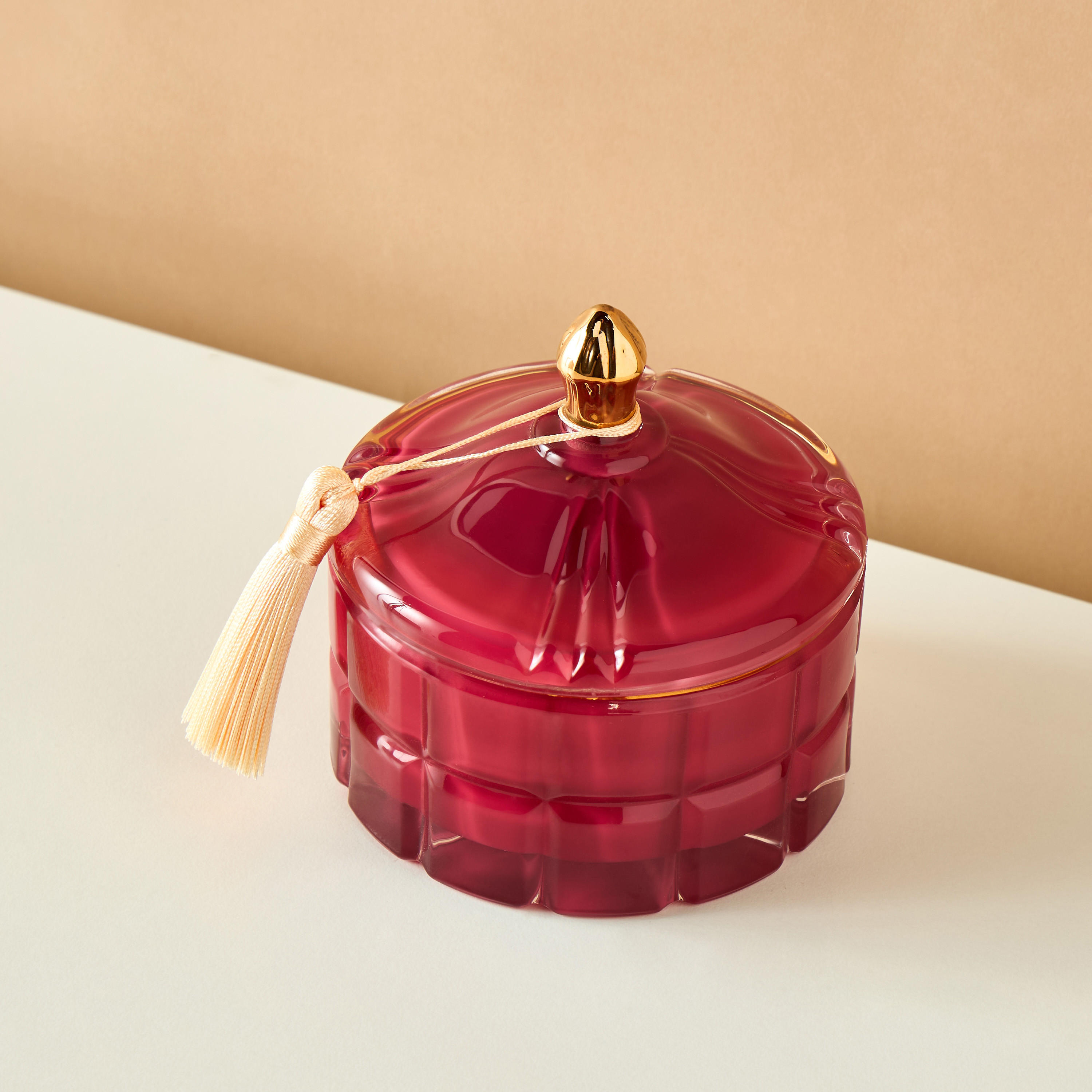 Scented London Pink lotus Scented Jar Candle - 11 cms-household-homefragrance-candles-image-3