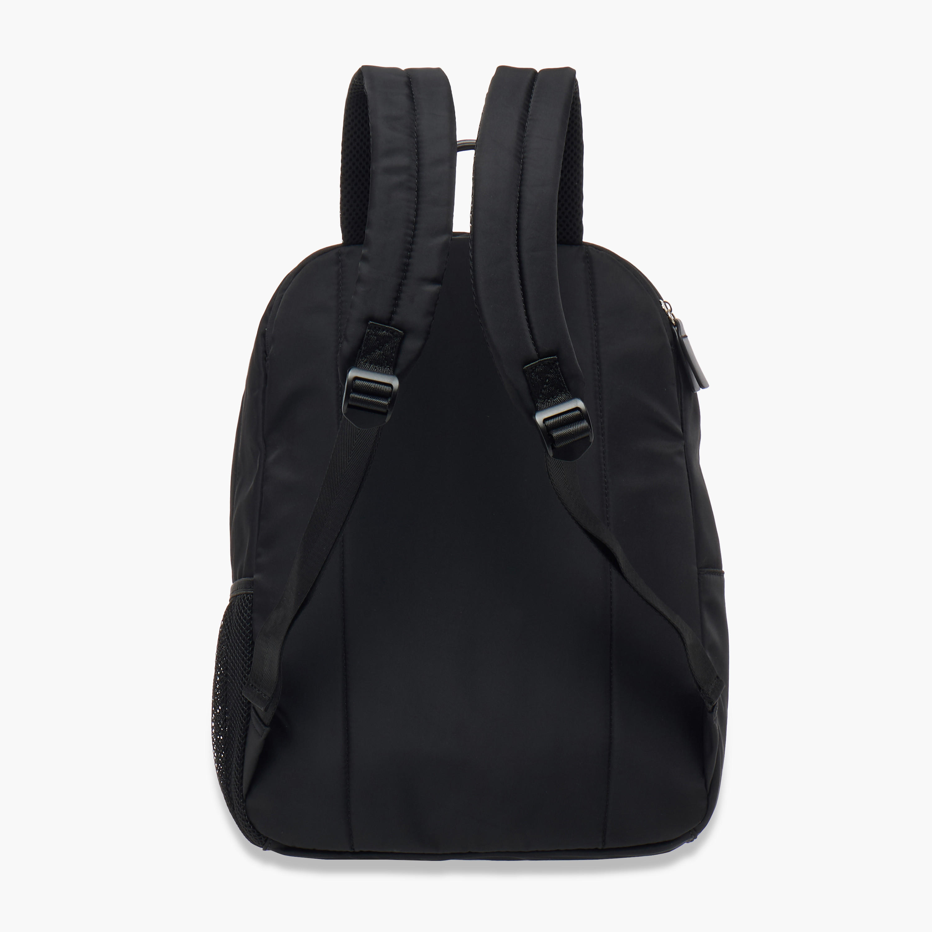 Lee Cooper Logo Print School Backpack with Adjustable Straps and Zip Closure - 32x13x42 cm-women-bagsandwallets-backpacks-image-4