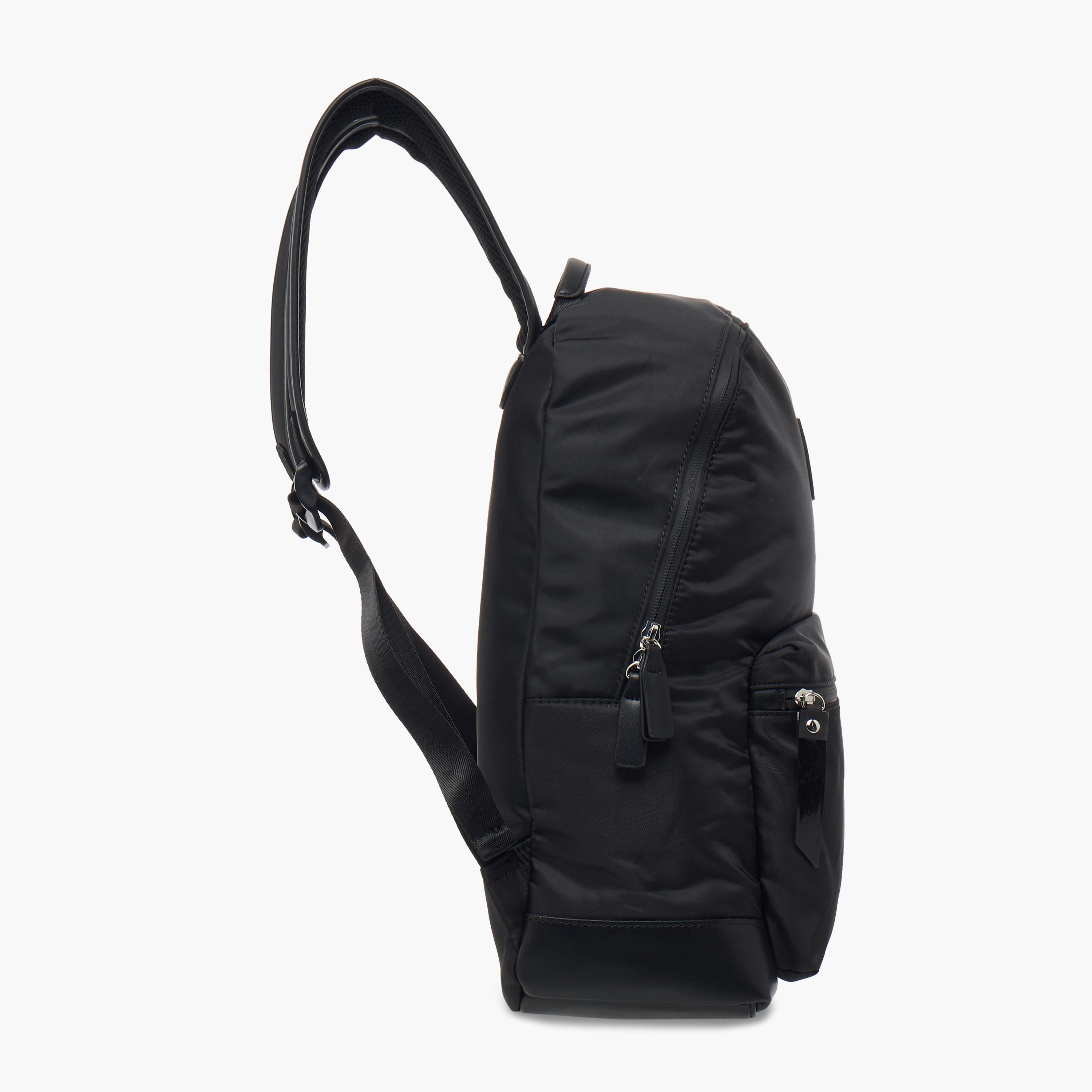 Lee Cooper Solid School Backpack with Adjustable Straps and Zip Closure - 30x13x41 cm-women-bagsandwallets-backpacks-image-3