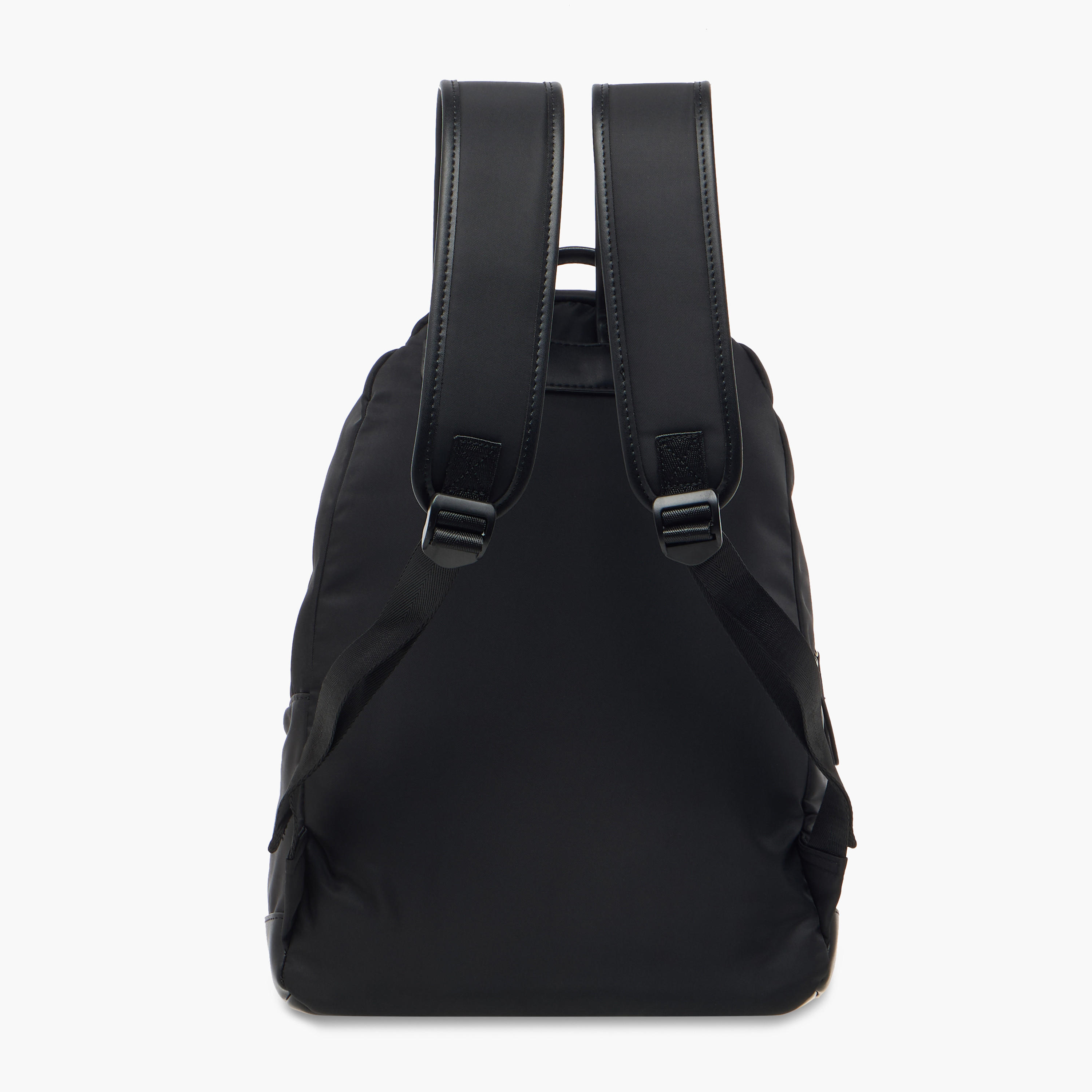 Lee Cooper Solid School Backpack with Adjustable Straps and Zip Closure - 30x13x41 cm-women-bagsandwallets-backpacks-image-5