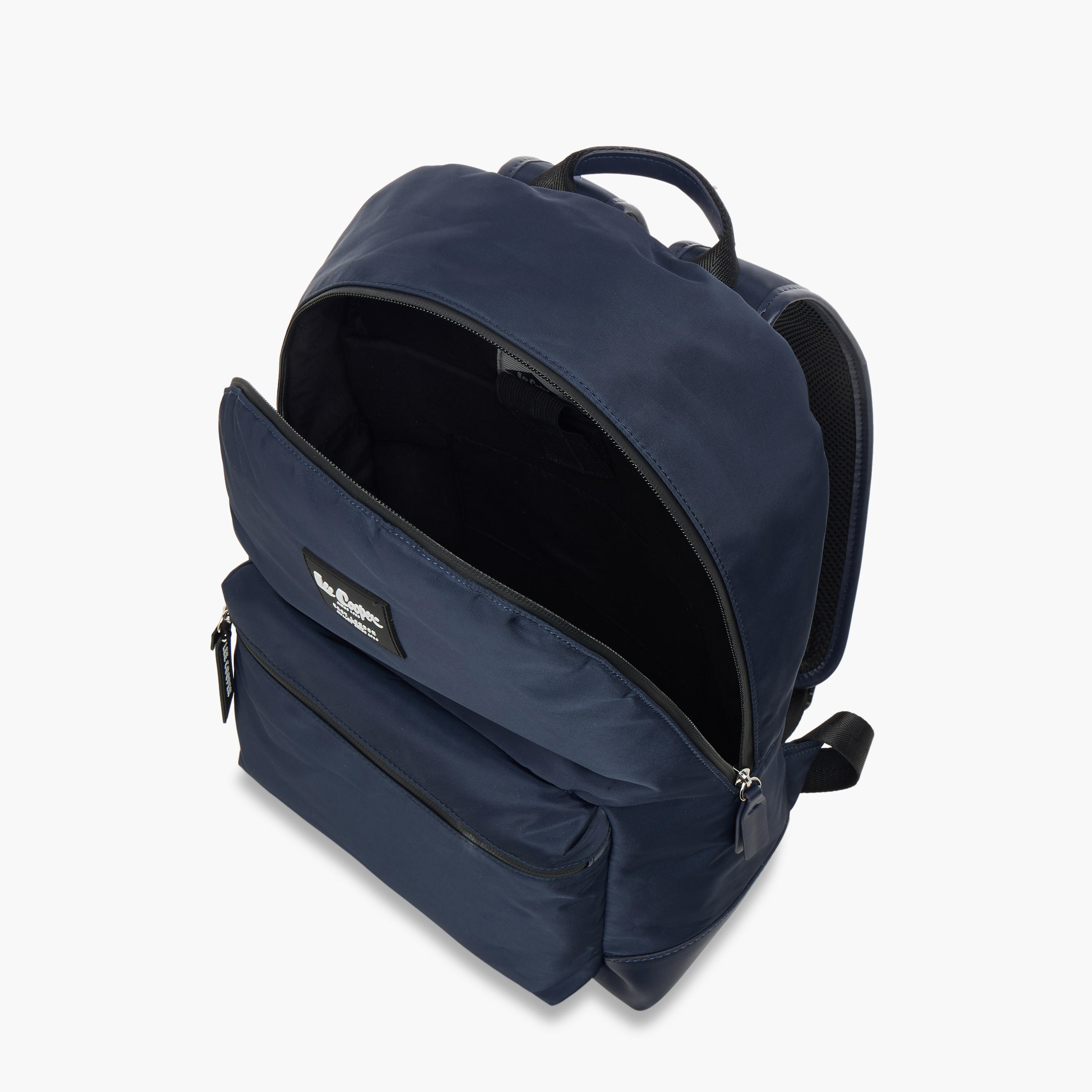 Lee Cooper Solid School Backpack with Adjustable Straps and Zip Closure - 30x13x41 cm-women-bagsandwallets-backpacks-image-7