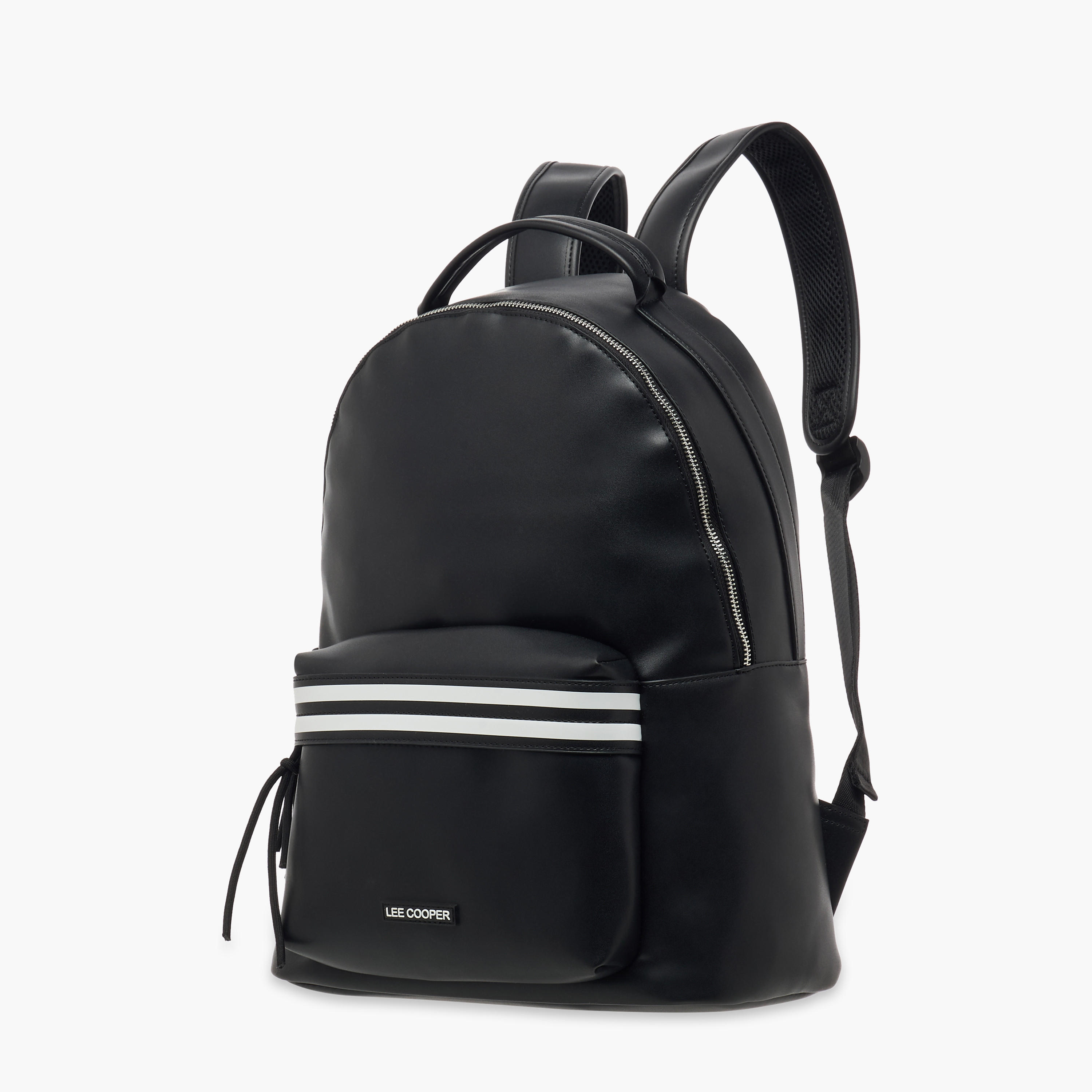 Lee Cooper Solid School Backpack with Adjustable Straps and Zip Closure - 32x16x41 cm-men-bags-image-2