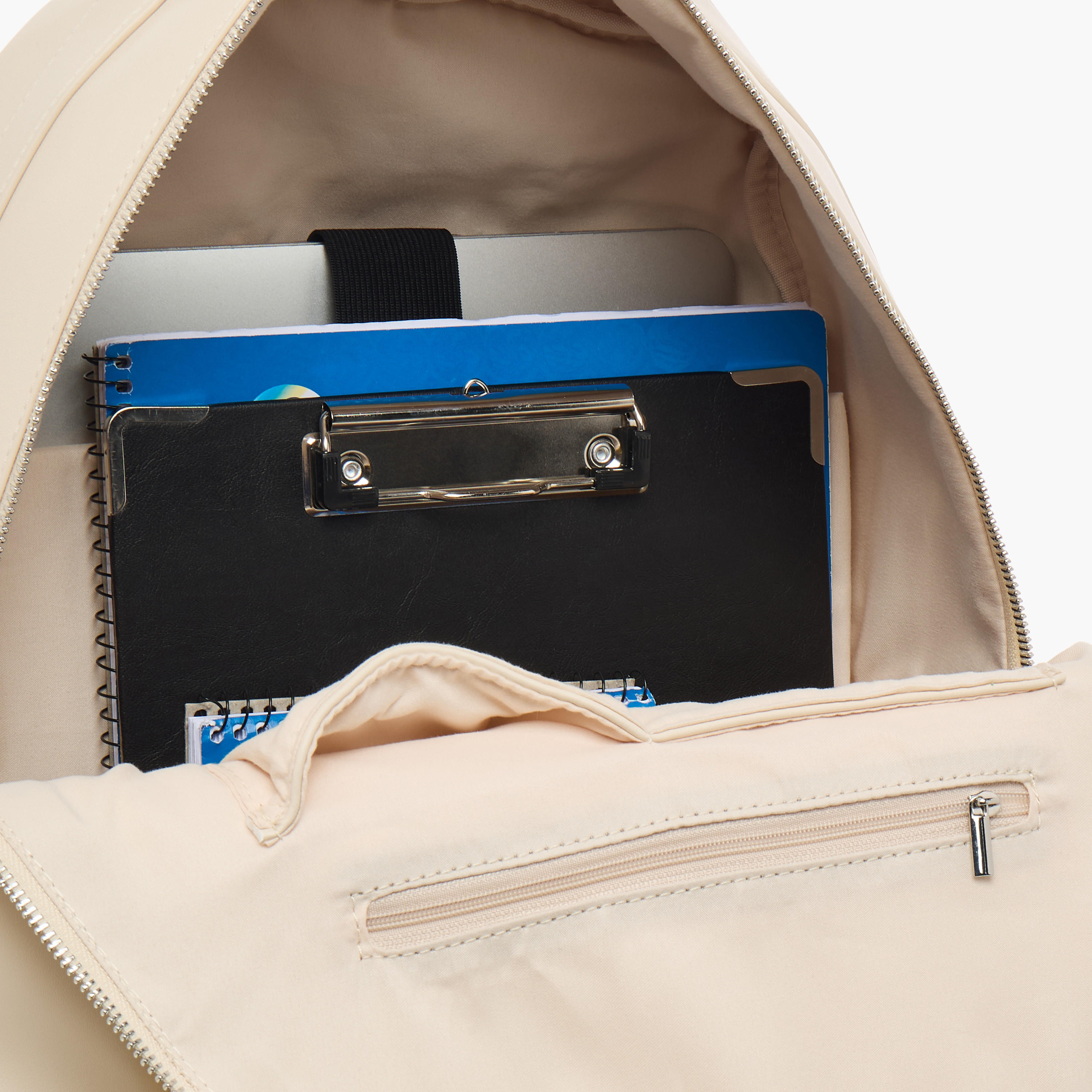 Lee Cooper Solid School Backpack with Adjustable Straps and Zip Closure - 32x16x41 cm-men-bags-image-7