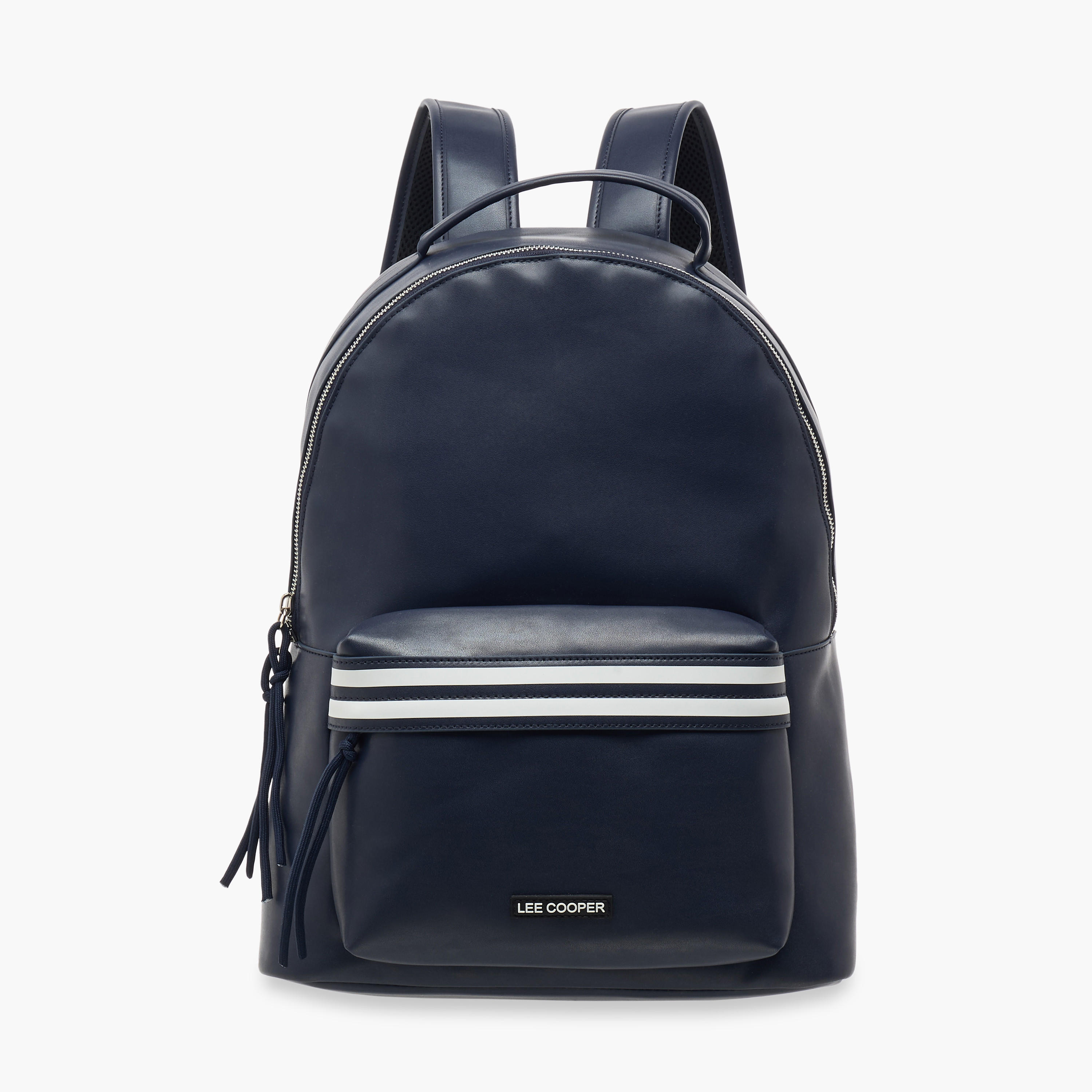 Lee Cooper Solid School Backpack with Adjustable Straps and Zip Closure - 32x16x41 cm-men-bags-image-1