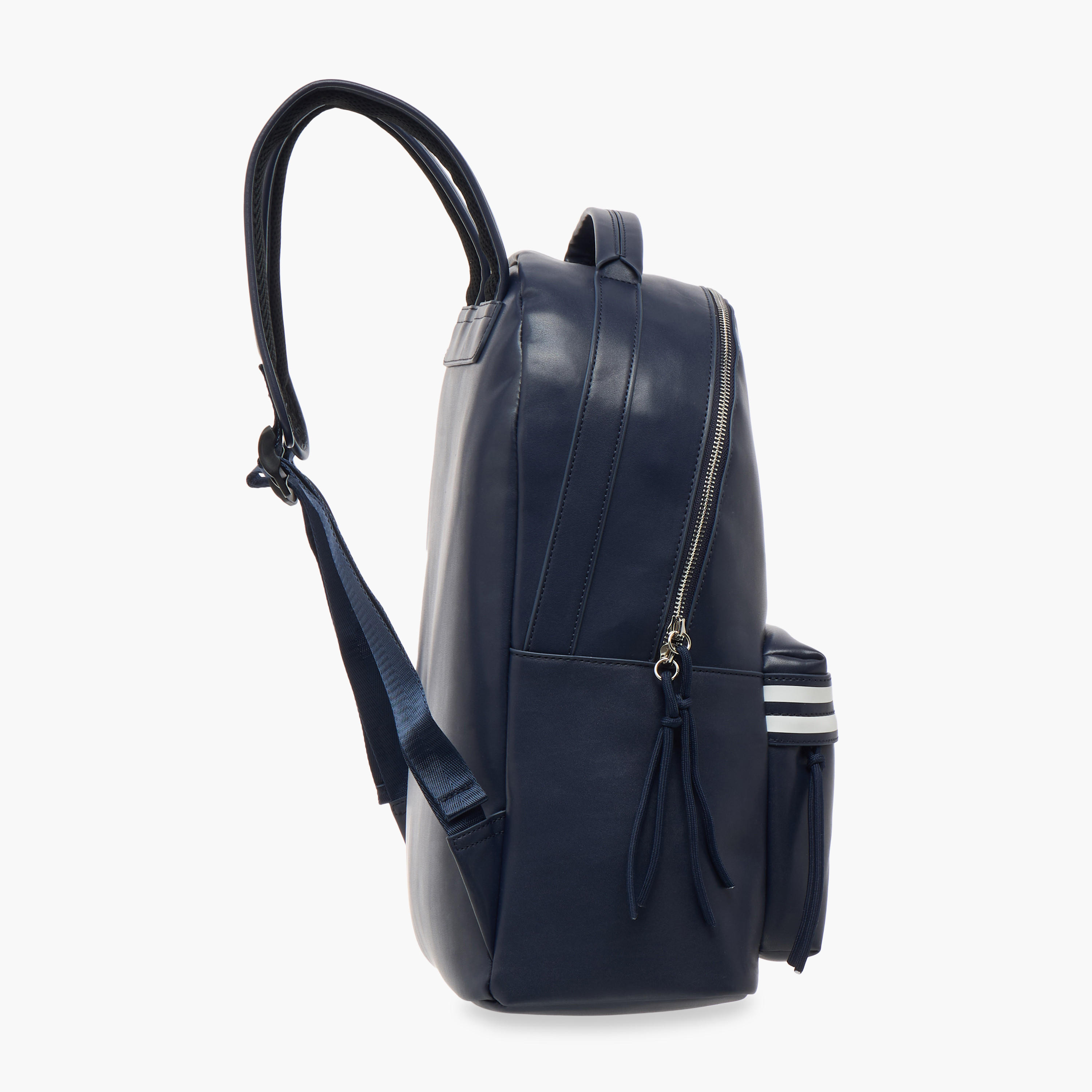 Lee Cooper Solid School Backpack with Adjustable Straps and Zip Closure - 32x16x41 cm-men-bags-image-3