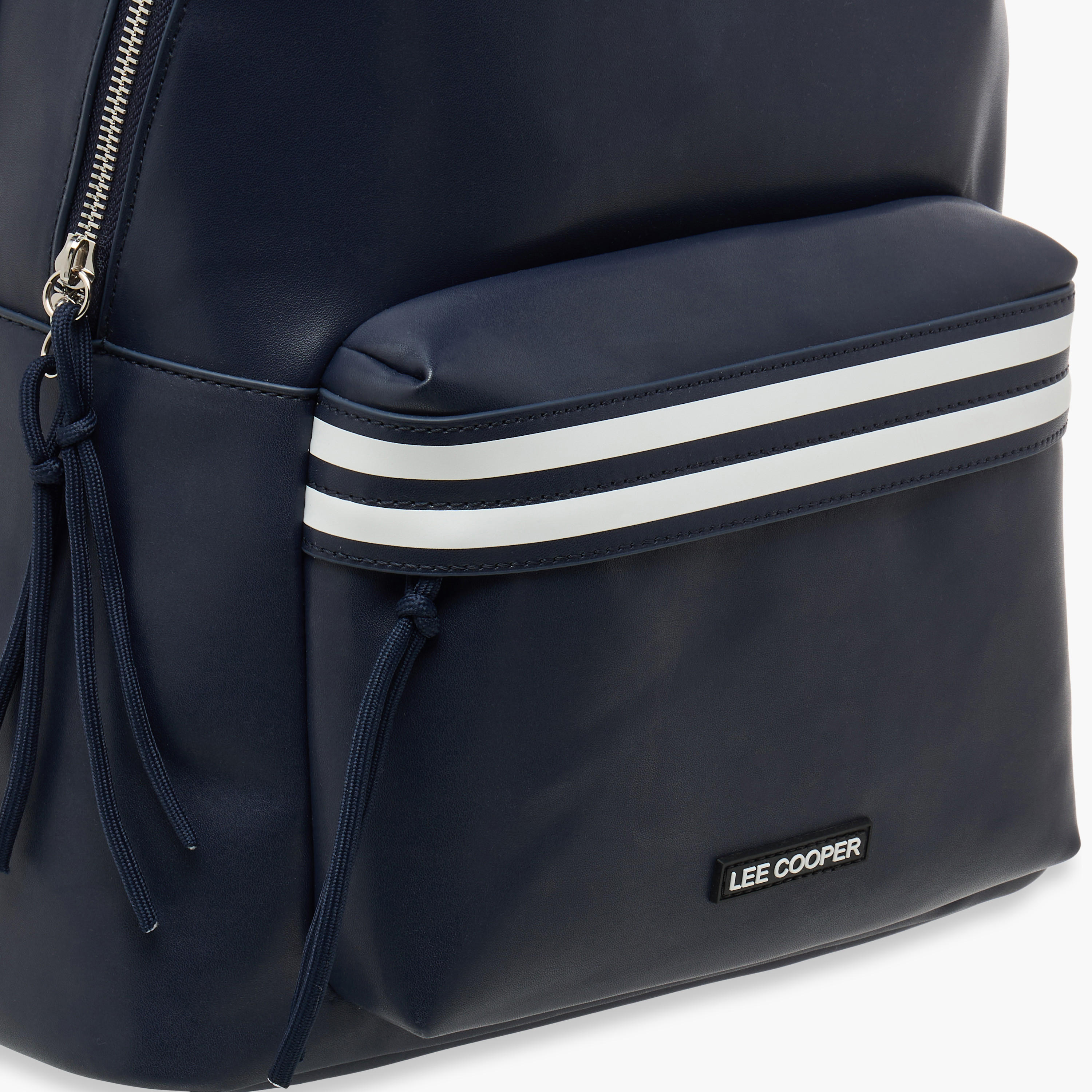 Lee Cooper Solid School Backpack with Adjustable Straps and Zip Closure - 32x16x41 cm-men-bags-image-6