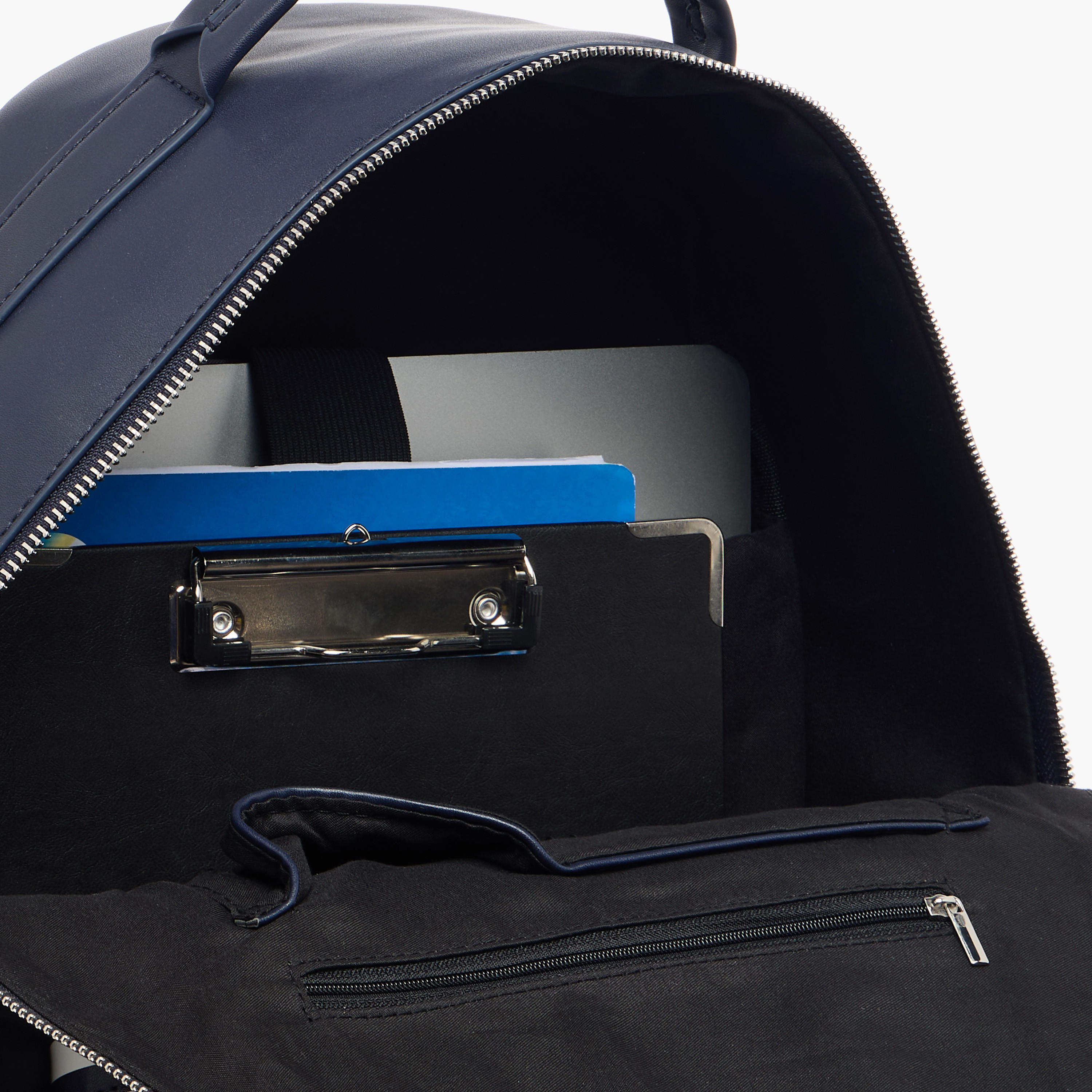 Lee Cooper Solid School Backpack with Adjustable Straps and Zip Closure - 32x16x41 cm-men-bags-image-8