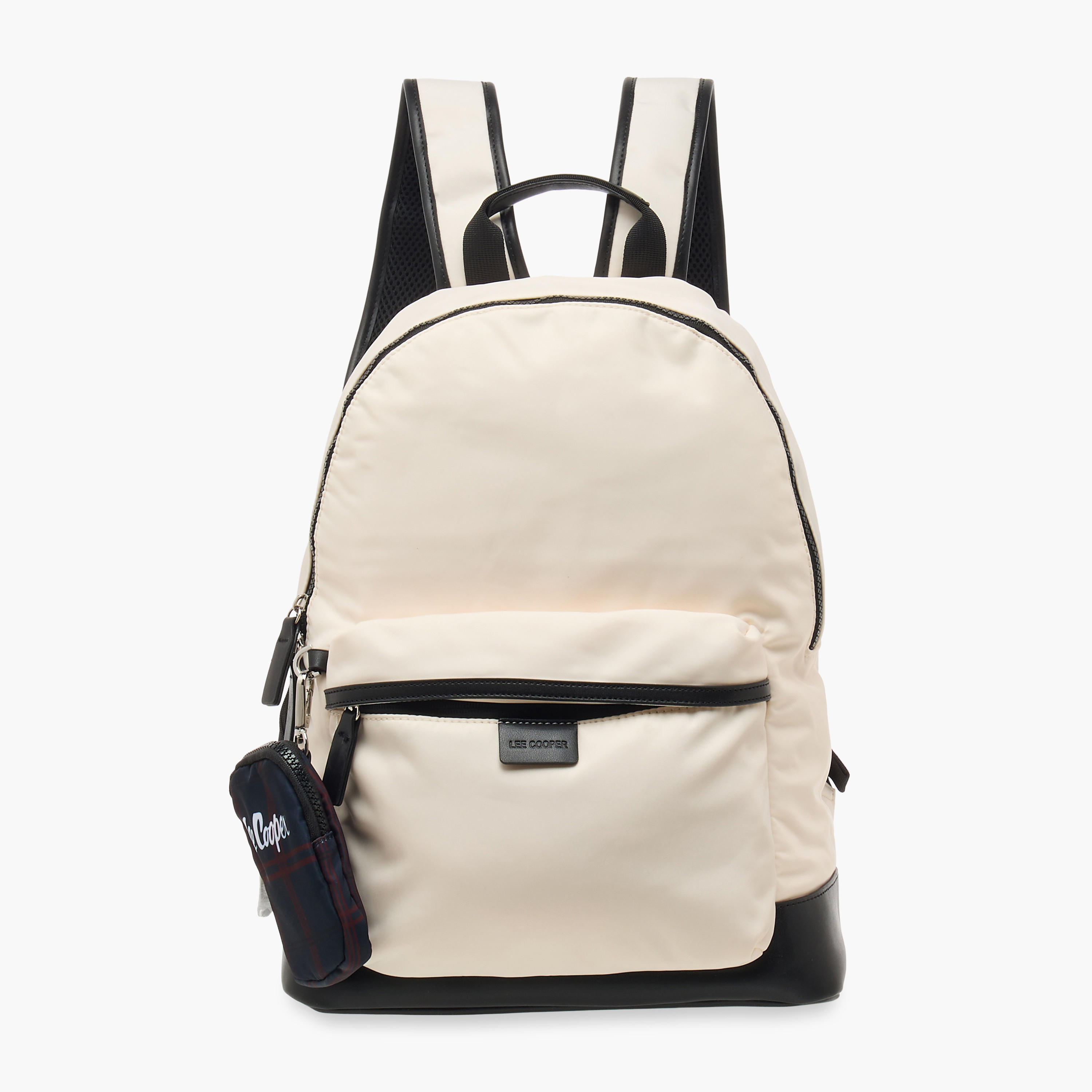 Lee Cooper Solid School Backpack and Zip Closure and Pouch - 31x15x41 cm-women-bagsandwallets-backpacks-image-1