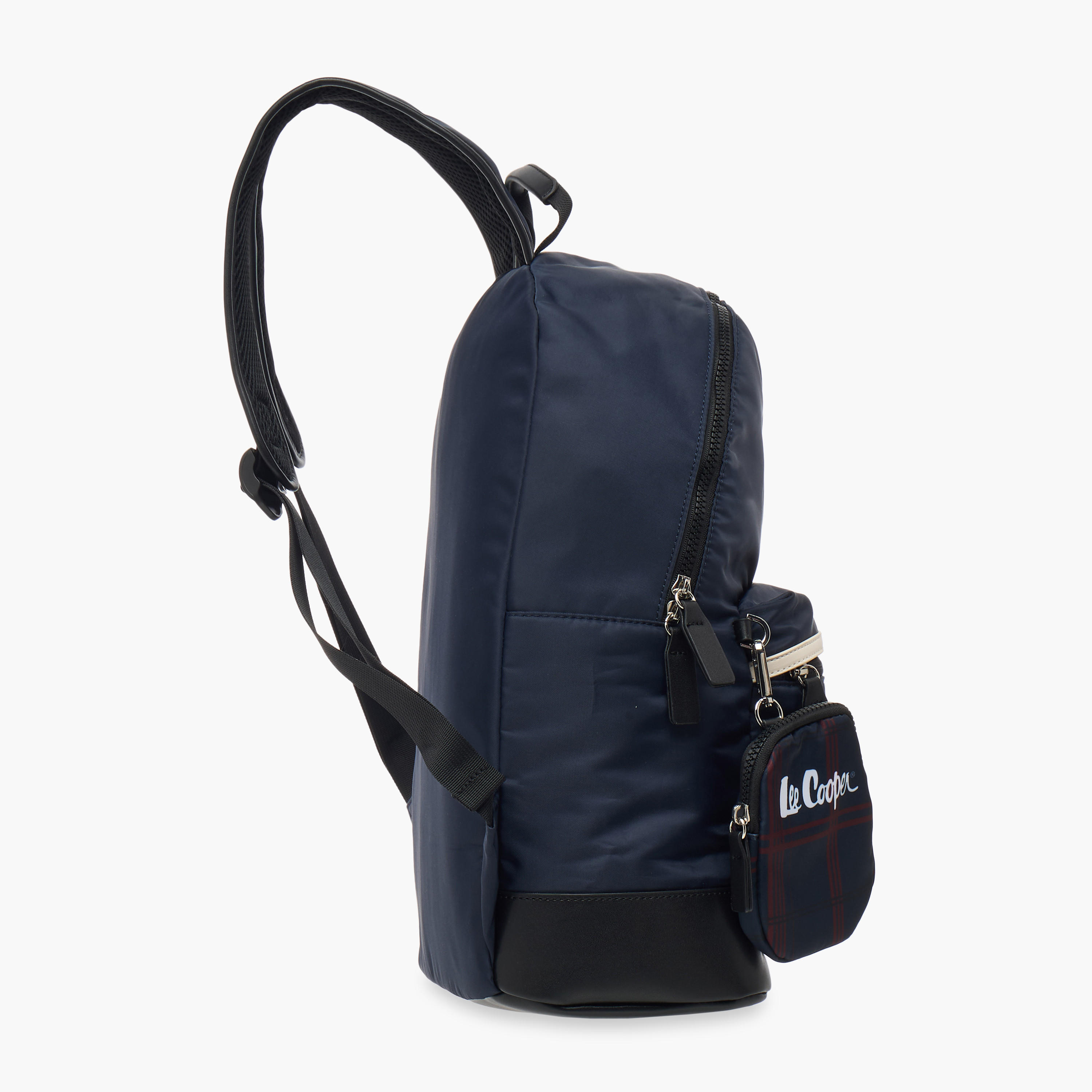 Lee Cooper Solid School Backpack and Zip Closure and Pouch - 31x15x41 cm-women-bagsandwallets-backpacks-image-3