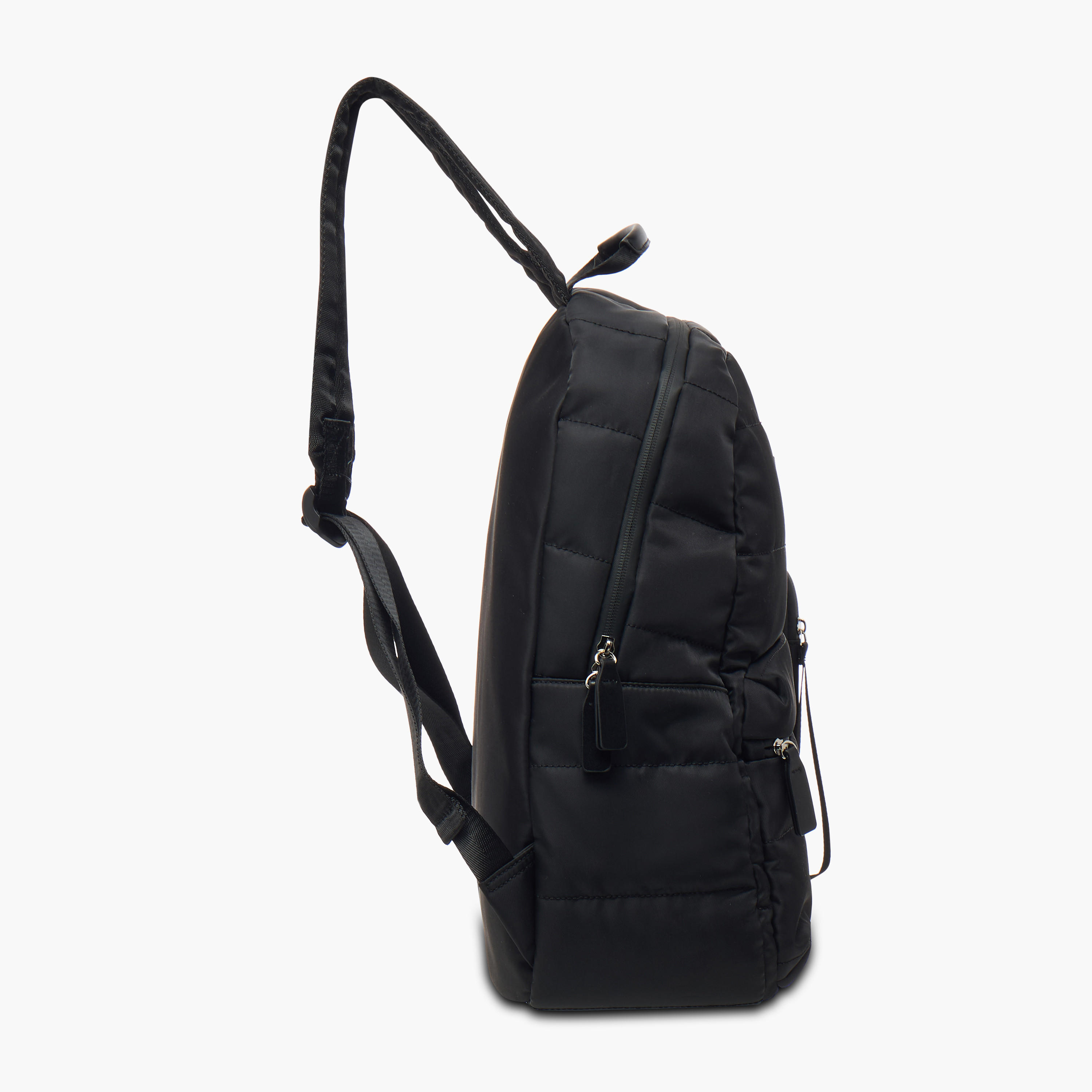 Lee Cooper Solid School Backpack with Zip Closure and Pouch - 31x14x42 cm-women-bagsandwallets-backpacks-image-3