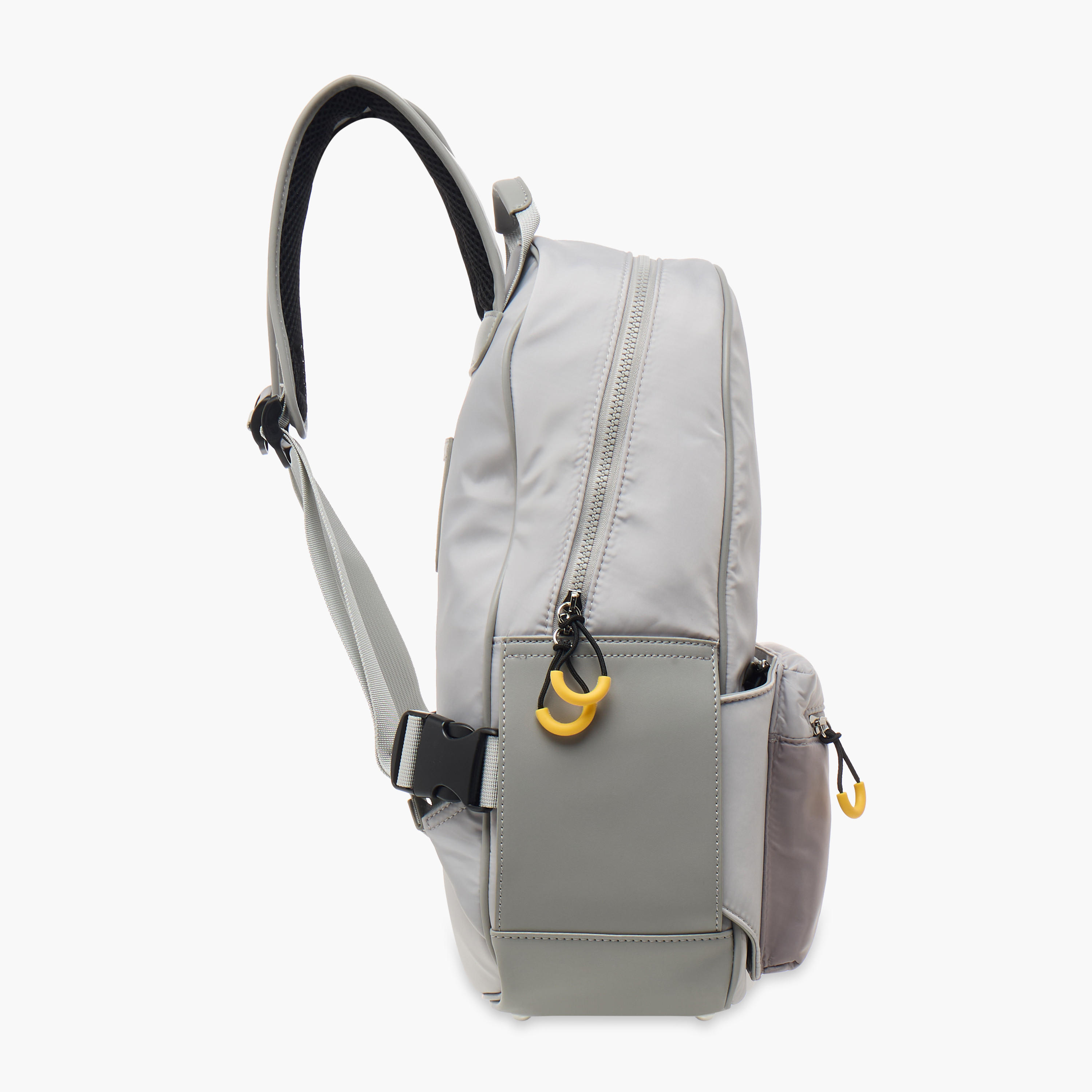 شنطة ظهر مدرسية سادة بأحزمة قابلة للتعديل وسحاب إغلاق من لي كوبر - 30x13x41 سم-women-bagsandwallets-backpacks-image-5