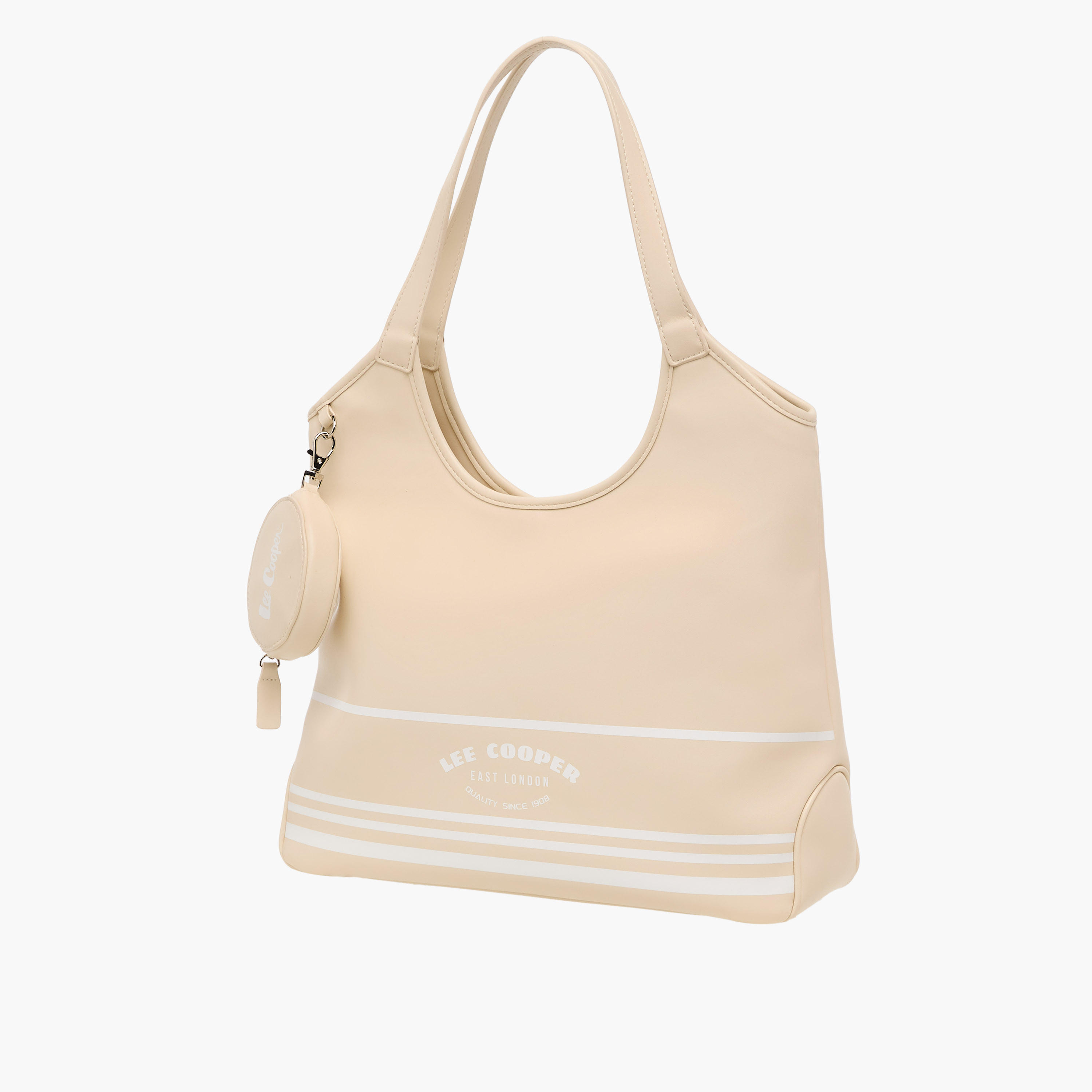 Lee Cooper Printed Tote Bag with Coin Purse and Zip Closure-women-bagsandwallets-handbags-image-3