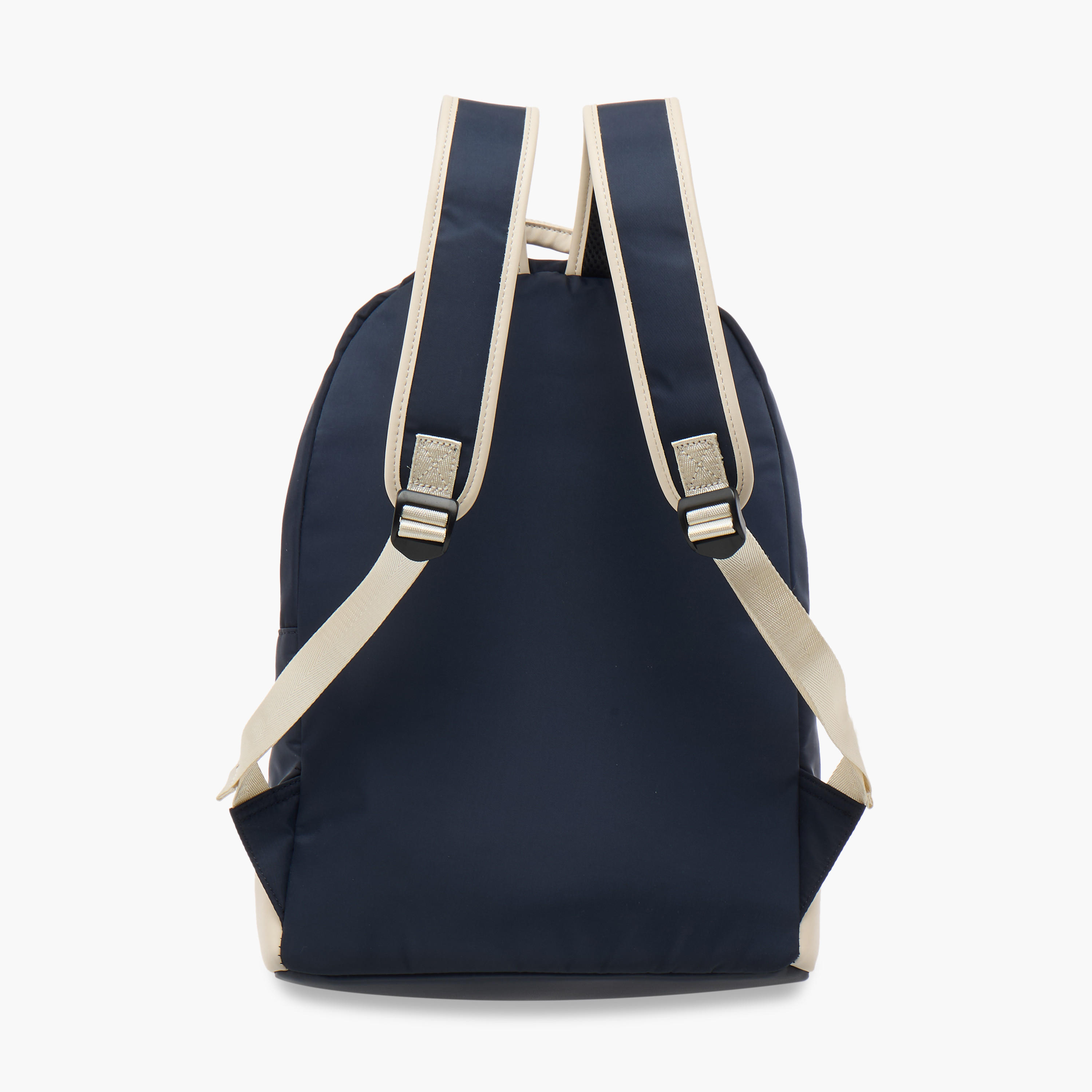 Lee Cooper Panelled School Backpack with Adjustable Straps and Zip Closure - 31x15x40 cm-women-bagsandwallets-backpacks-image-5