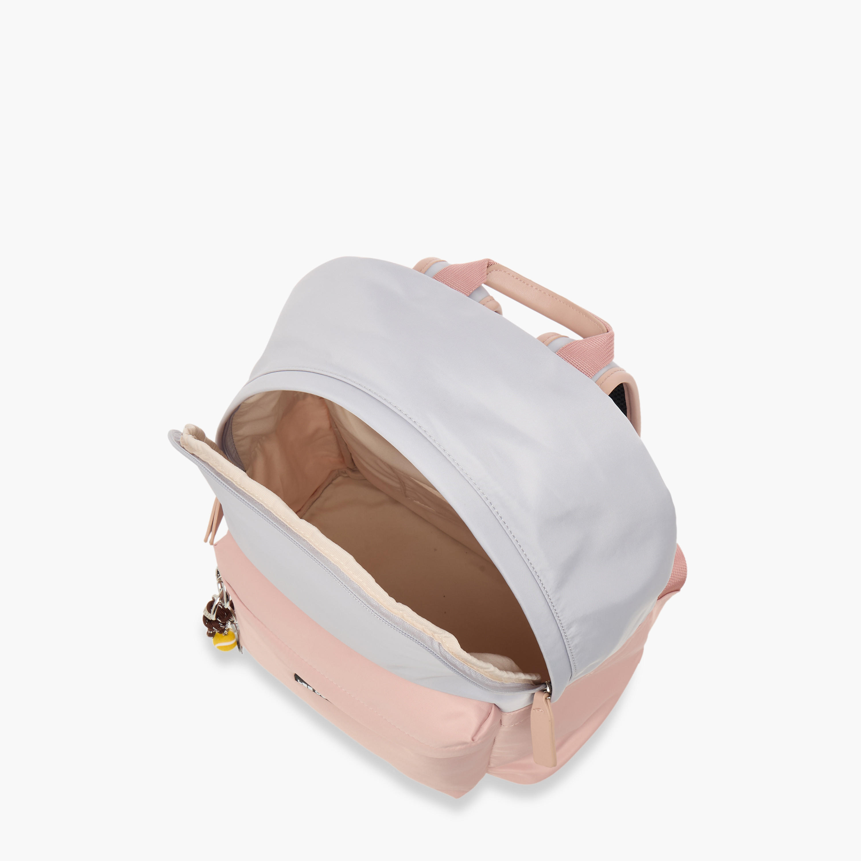 Lee Cooper Colourblock School Backpack with Adjustable Straps and Zip Closure - 32x15x41 cm-women-bagsandwallets-backpacks-image-6