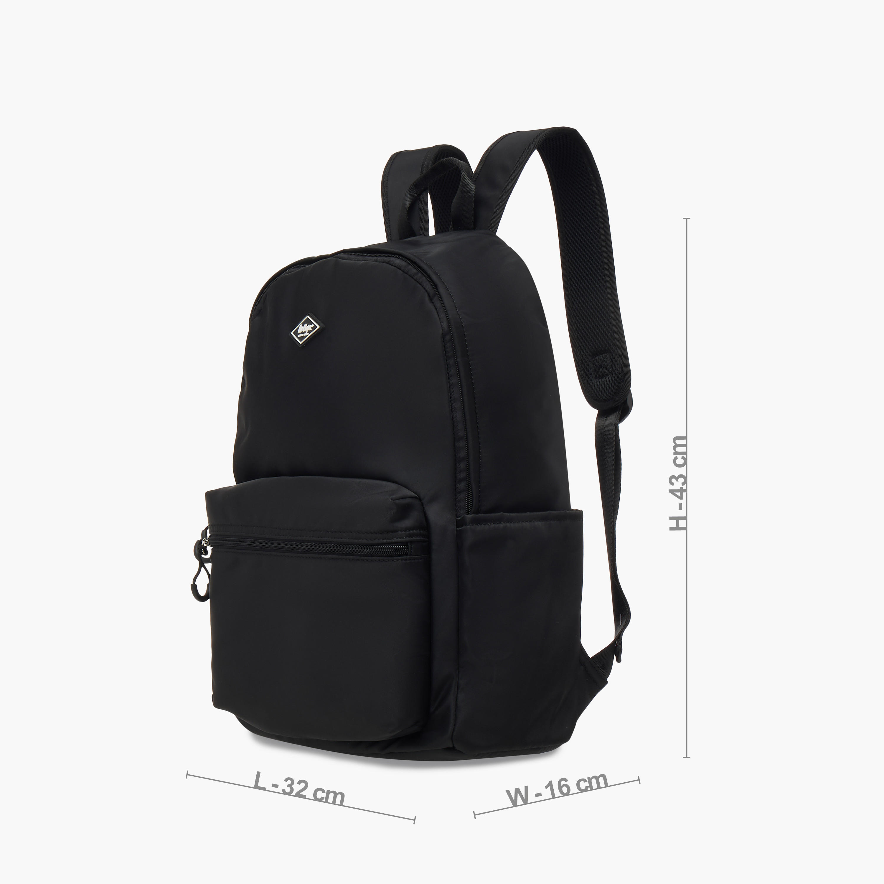 شنطة ظهر مدرسية سادة بأحزمة قابلة للتعديل وسحاب إغلاق من لي كوبر - 32x16x43 سم-school-bagsandbackpacks-backpacks-image-2