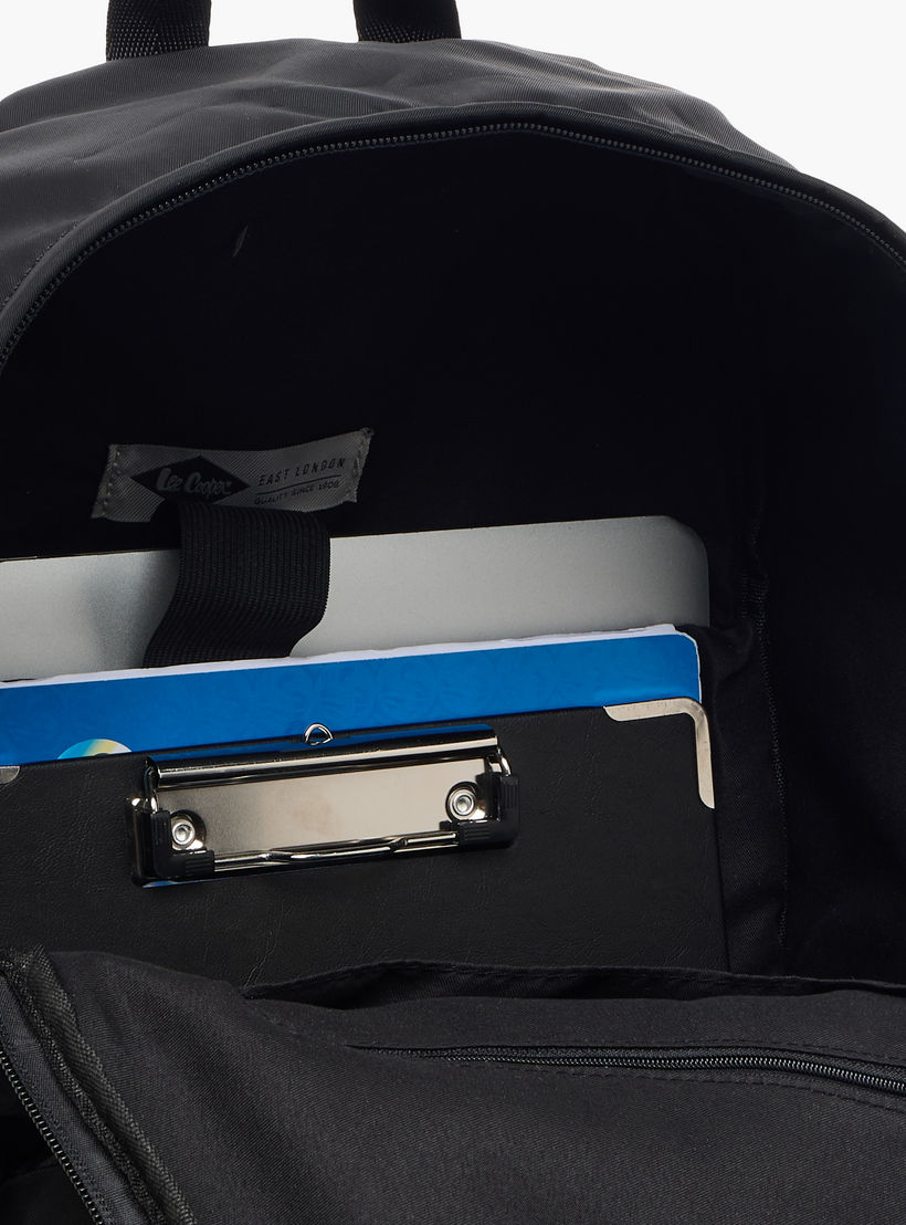 شنطة ظهر مدرسية سادة بأحزمة قابلة للتعديل وسحاب إغلاق من لي كوبر - 32x16x43 سم-school-bagsandbackpacks-backpacks-image-9
