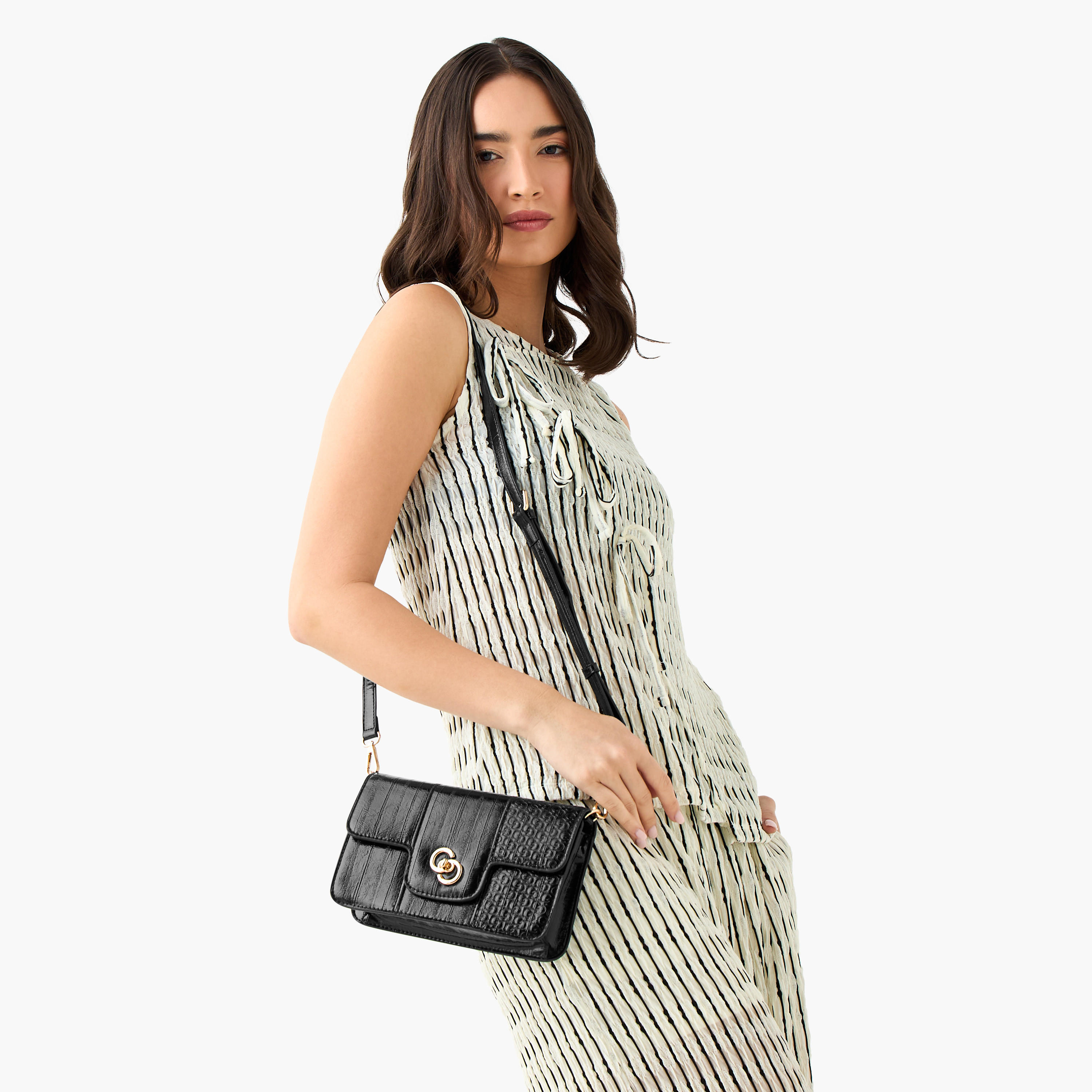 Celeste Monogram Embossed Crossbody Bag with Twist Lock Closure-women-bagsandwallets-handbags-image-2