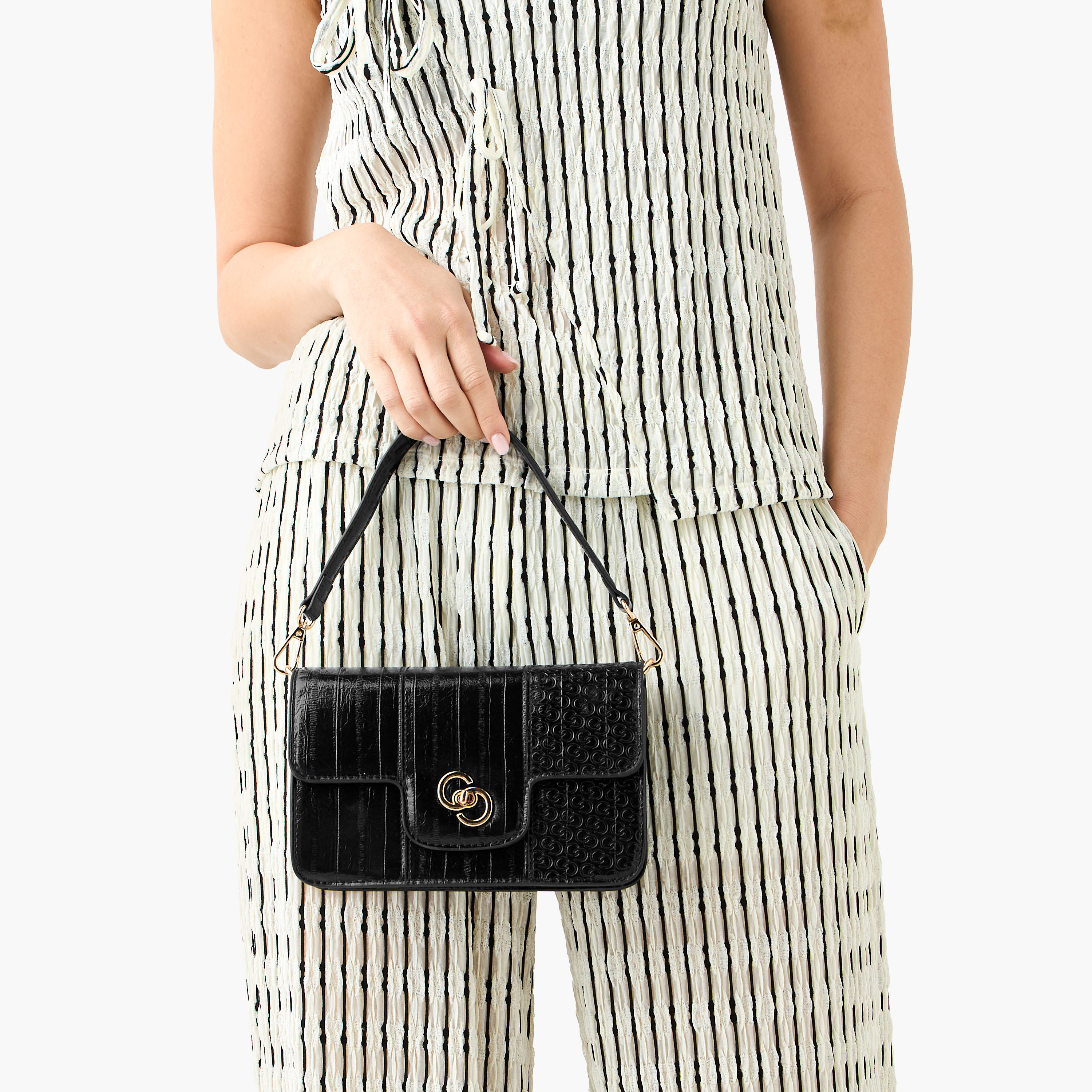 Celeste Monogram Embossed Crossbody Bag with Twist Lock Closure-women-bagsandwallets-handbags-image-8
