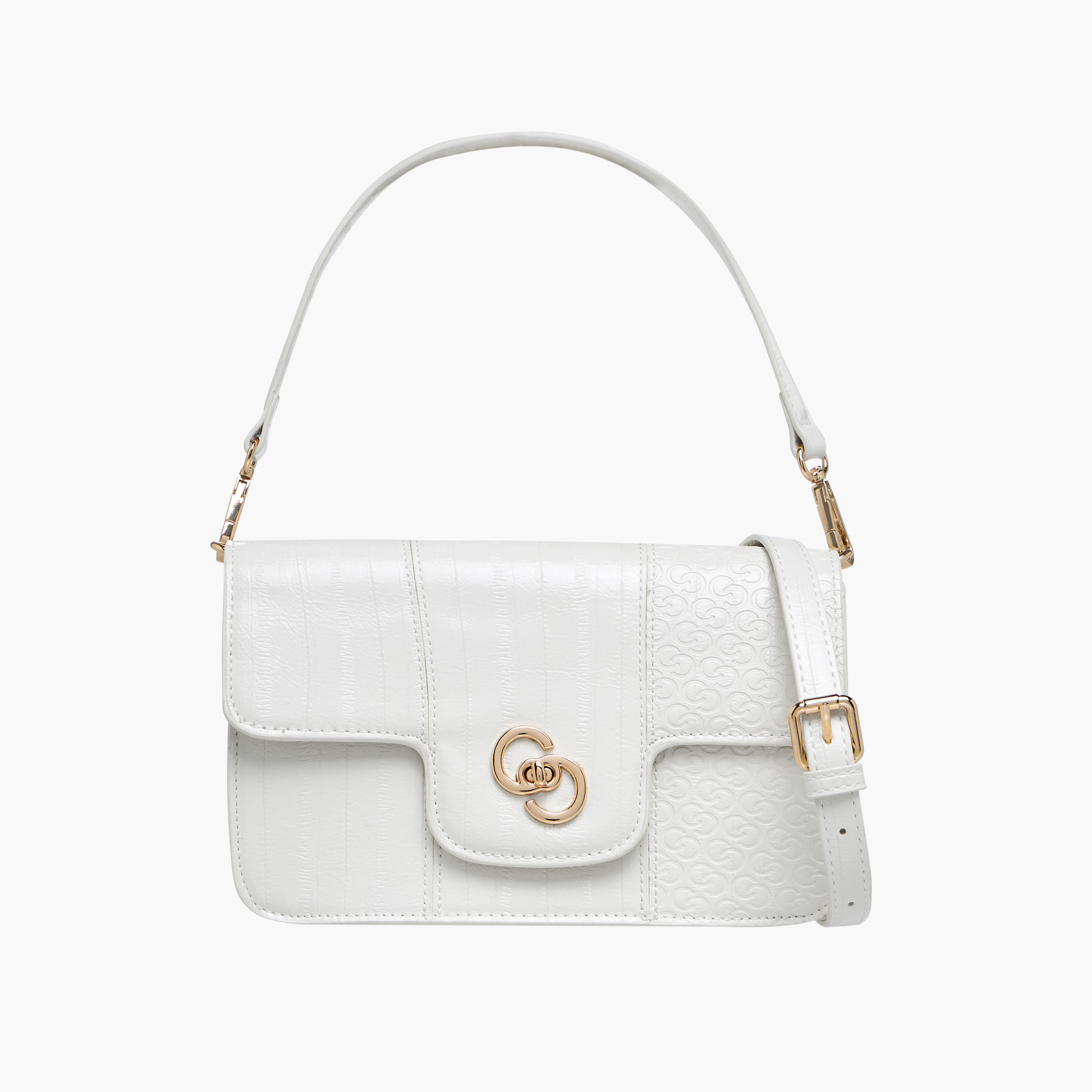 Celeste Monogram Embossed Crossbody Bag with Twist Lock Closure-women-bagsandwallets-handbags-image-1