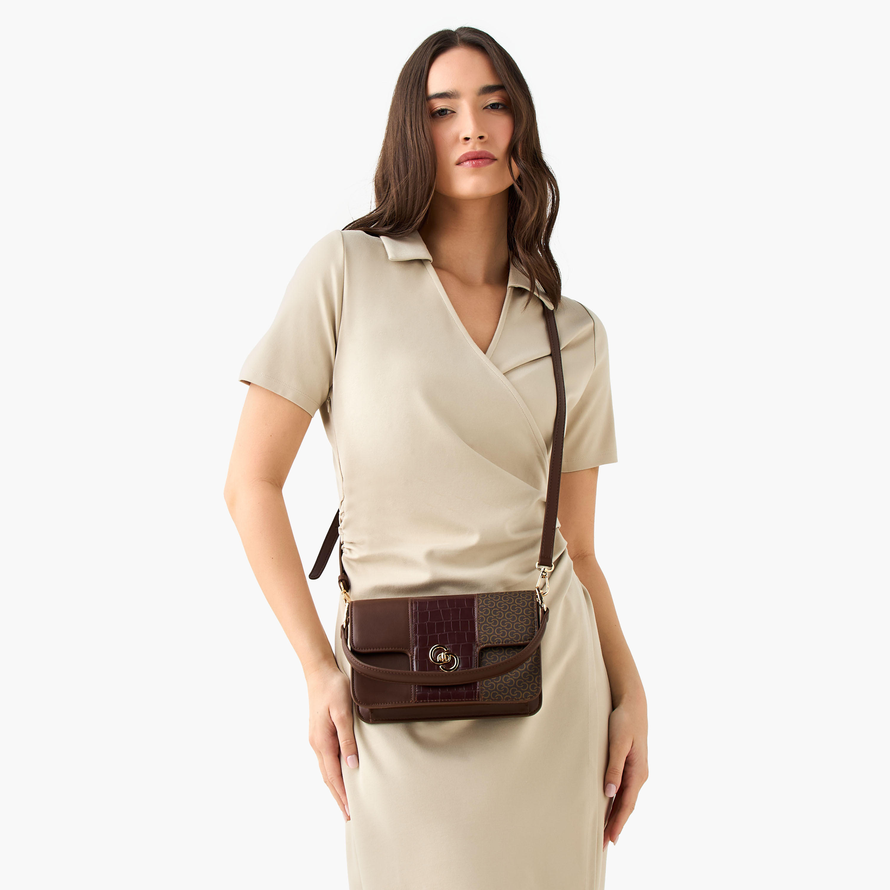 Celeste Monogram Print Crossbody Bag with Twist Lock Closure-women-bagsandwallets-handbags-image-2