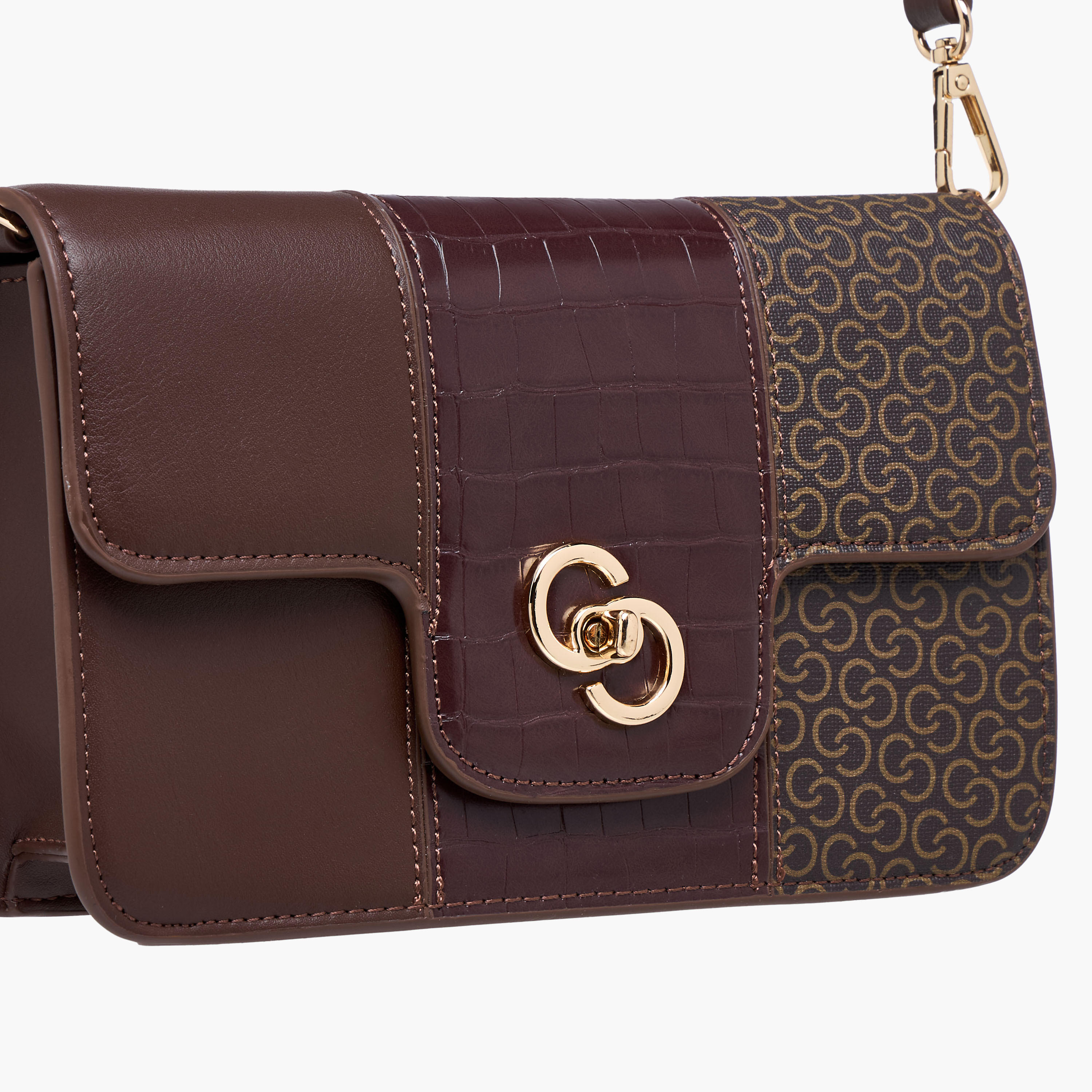 Celeste Monogram Print Crossbody Bag with Twist Lock Closure-women-bagsandwallets-handbags-image-5