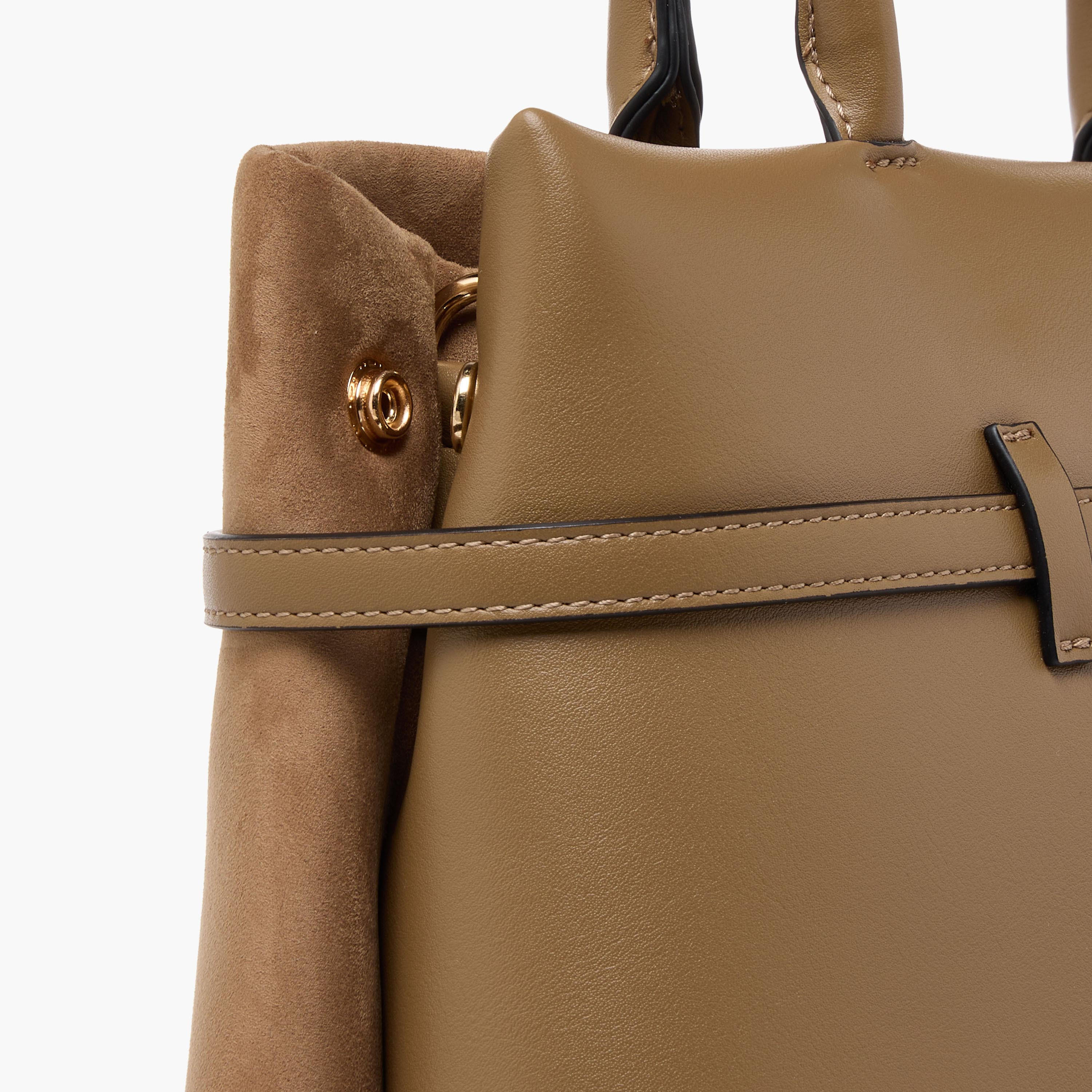 Celeste Solid Tote Bag with Detachable Strap and Button Closure-women-bagsandwallets-handbags-image-6