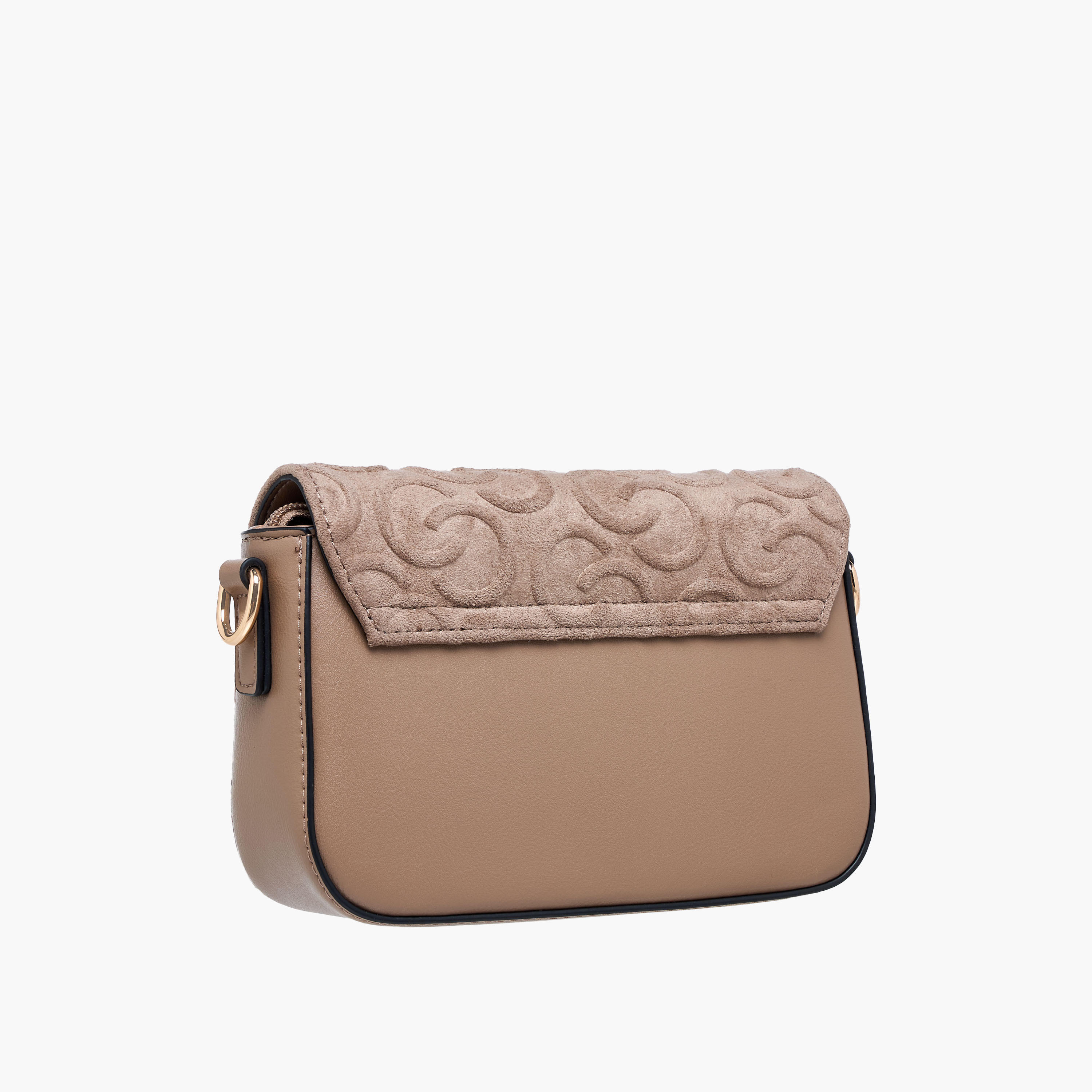 Celeste Monogram Embossed Suede Crossbody Bag with Flap Closure-women-bagsandwallets-handbags-image-4