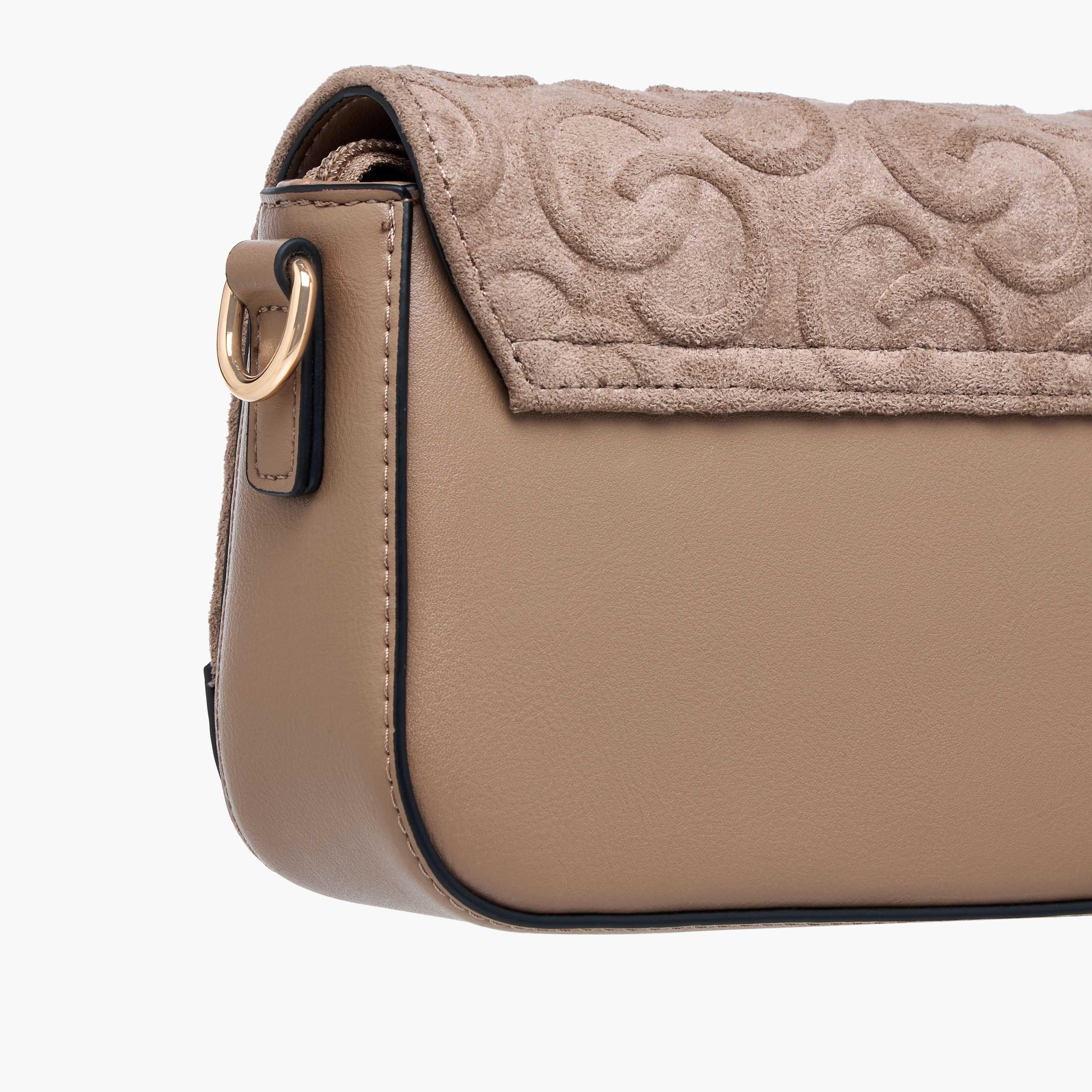 Celeste Monogram Embossed Suede Crossbody Bag with Flap Closure-women-bagsandwallets-handbags-image-6