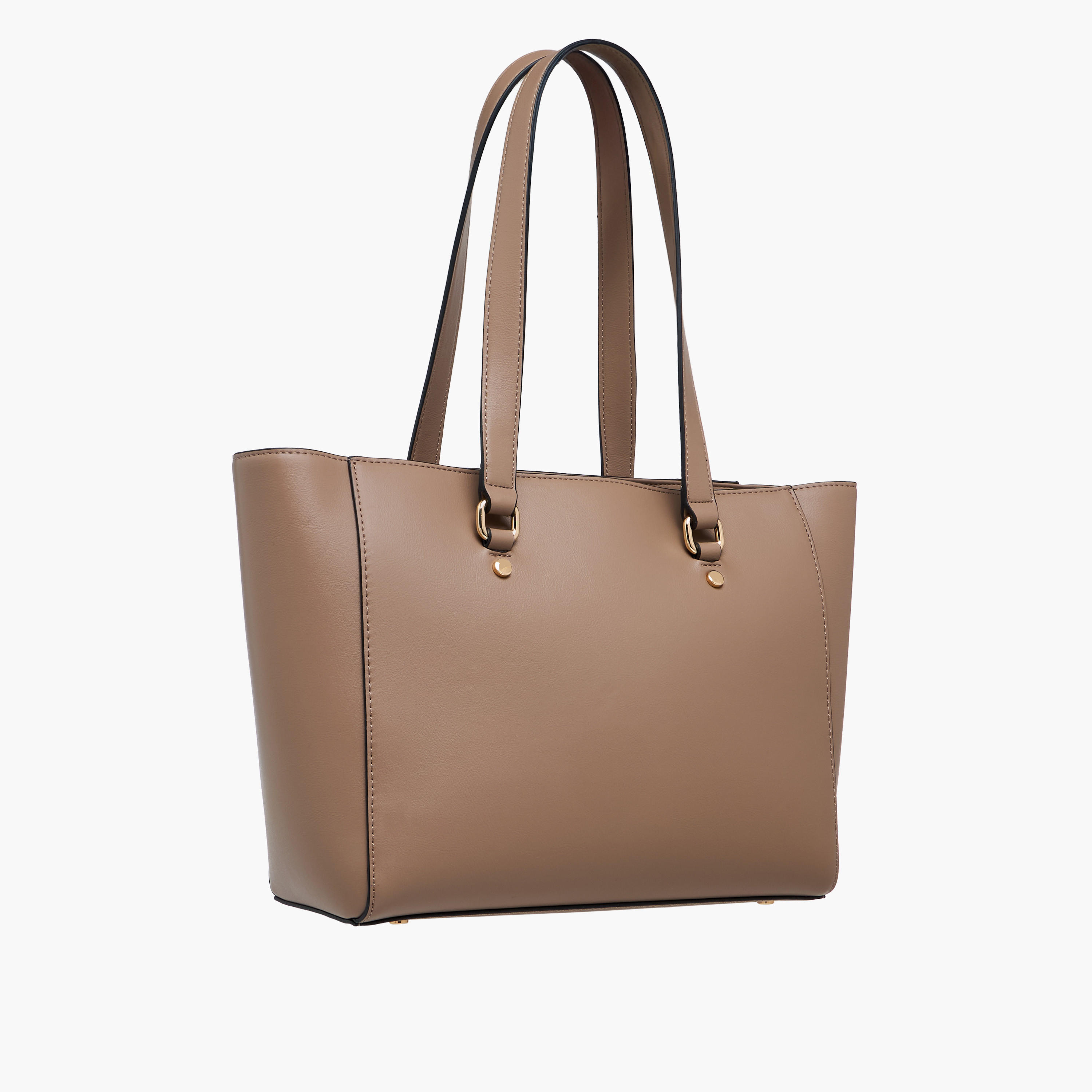 شنطة توتي بمقبض مزدوج وسحاب إغلاق ونقوش مونوجرام من سيليست-women-bagsandwallets-handbags-image-4