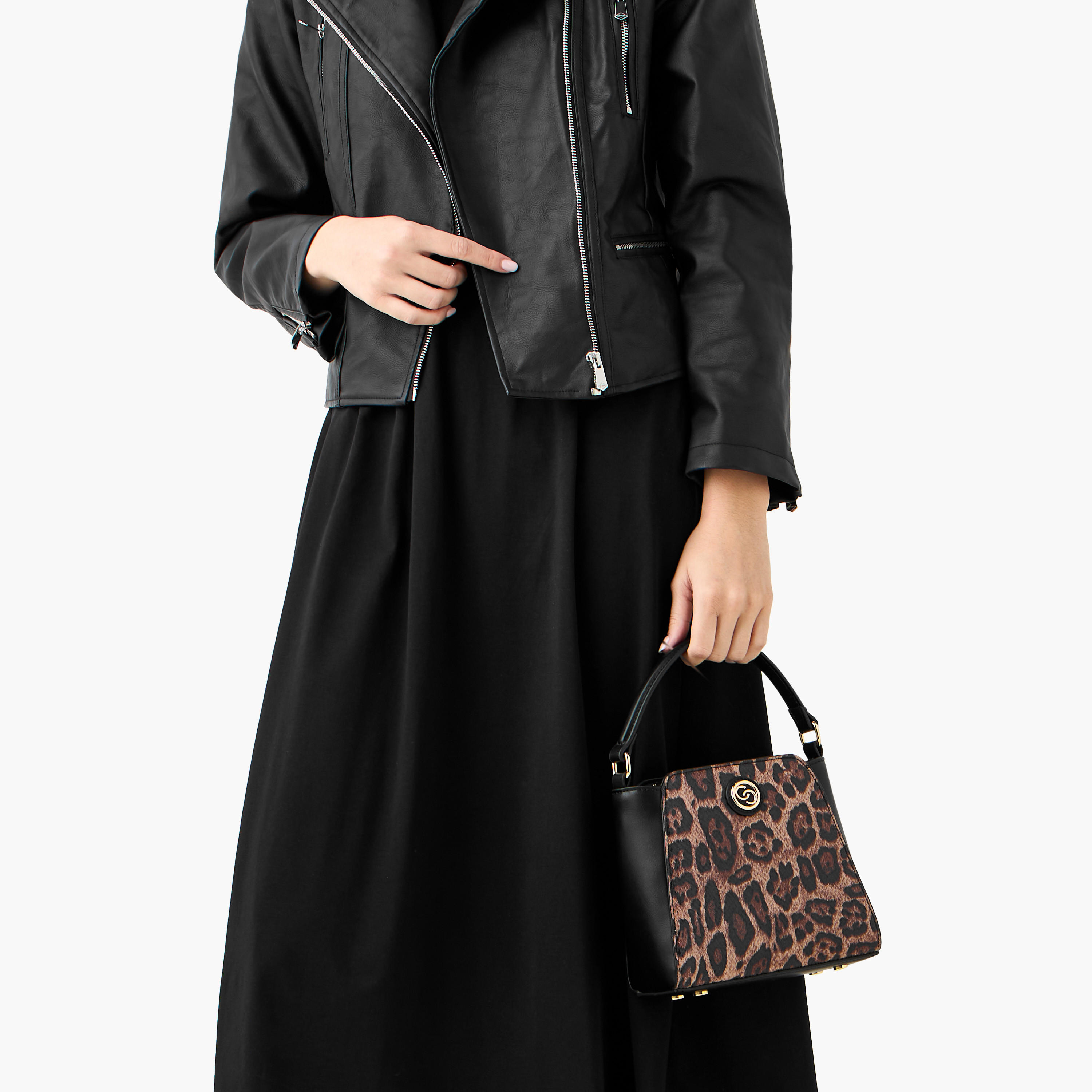 شنطة كتف بطبعات حيوانات بحزام قابل للفصل وسحاب إغلاق من سيليست-women-bagsandwallets-handbags-image-8