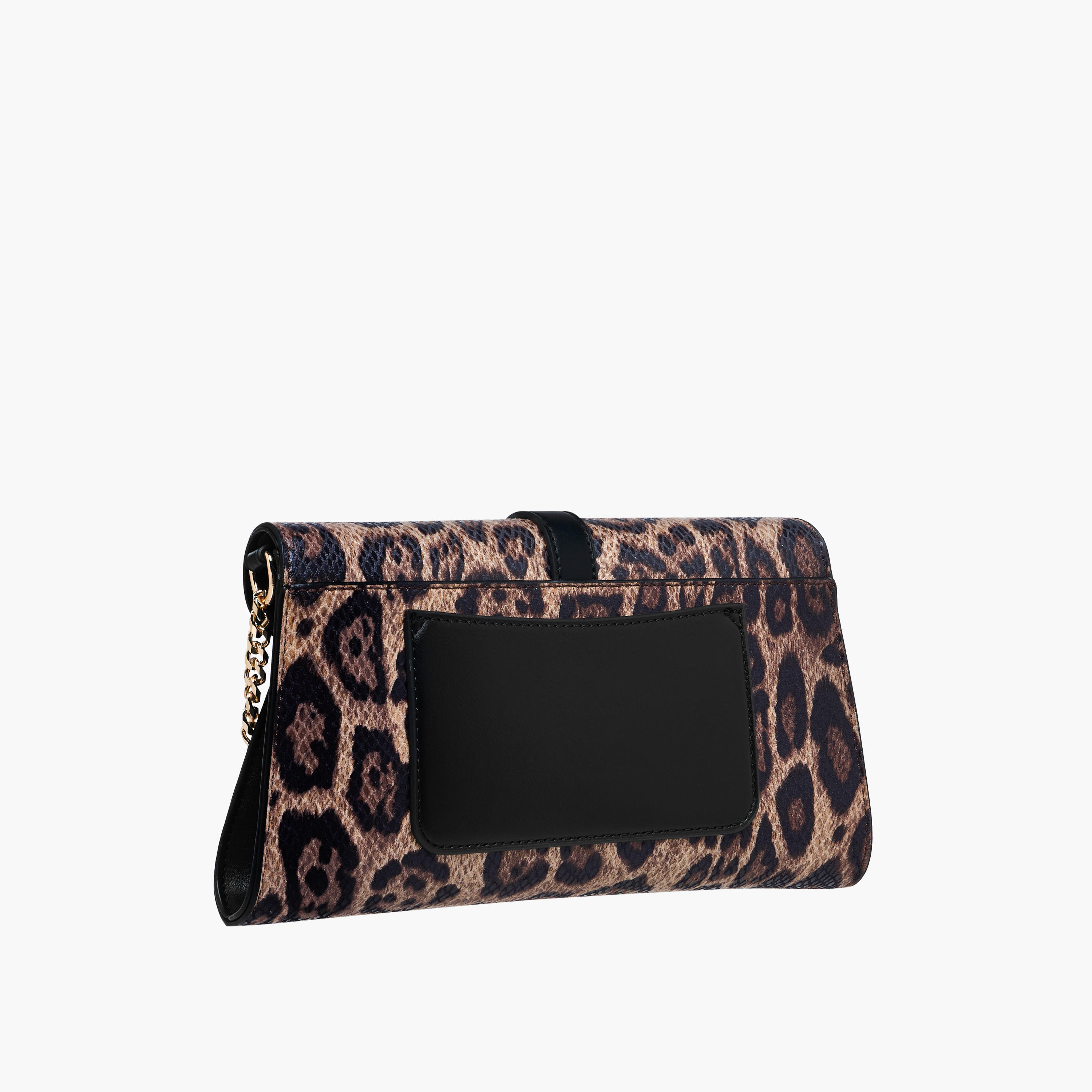 شنطة كروس بودي بحزام سلسلة وطية إغلاق وطبعات حيوانات من سيليست-women-bagsandwallets-handbags-image-4